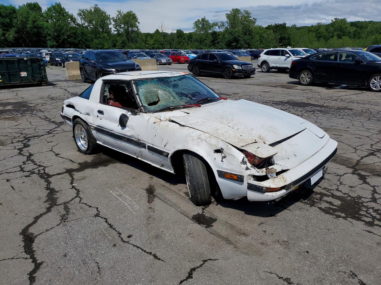 1984 Mazda Rx7 12a White vin: JM1FB3310E0837784