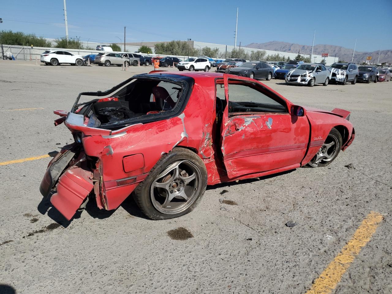 1990 Mazda Rx7 Gtu Red vin: JM1FC3310L0804777