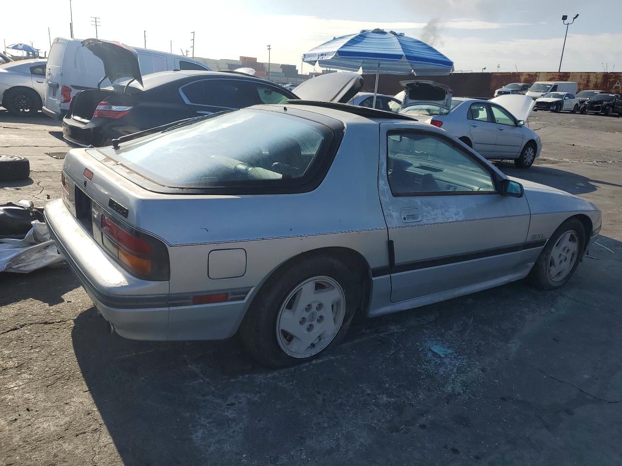 1987 Mazda Rx7 Blue vin: JM1FC3312H0506142