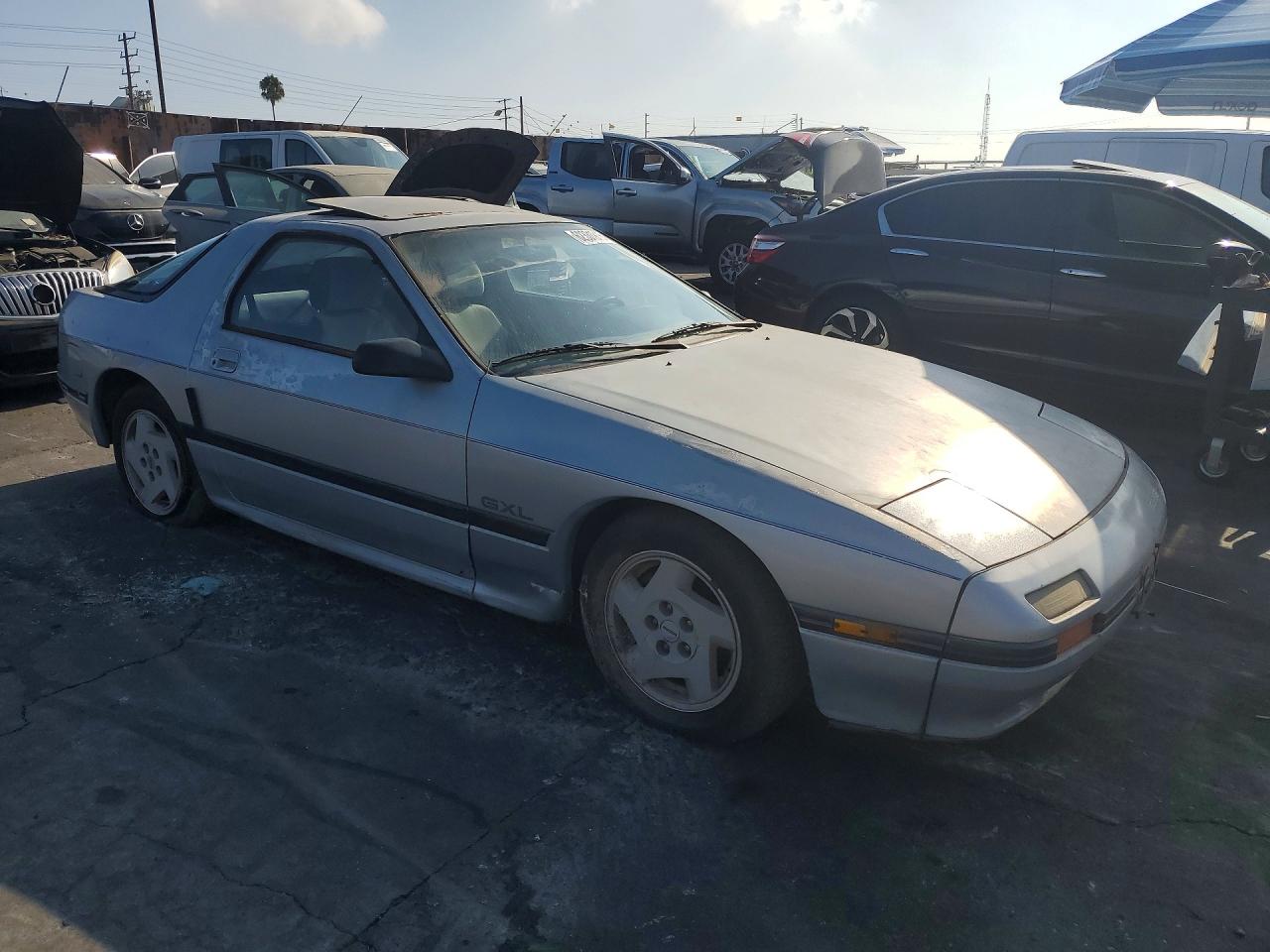 1987 Mazda Rx7 Blue vin: JM1FC3312H0506142
