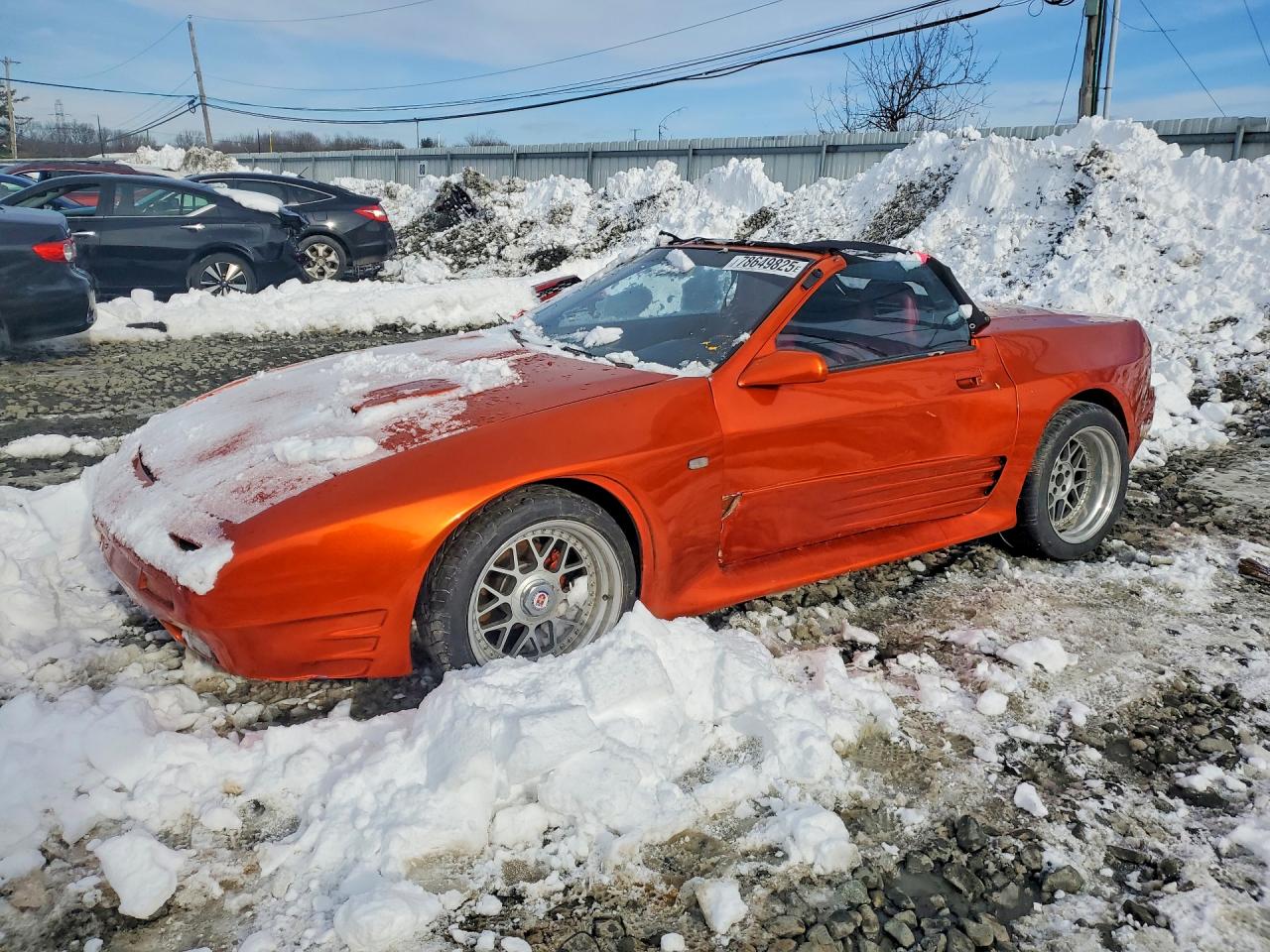 1987 Mazda Rx7 Orange vin: JM1FC3313H0525508