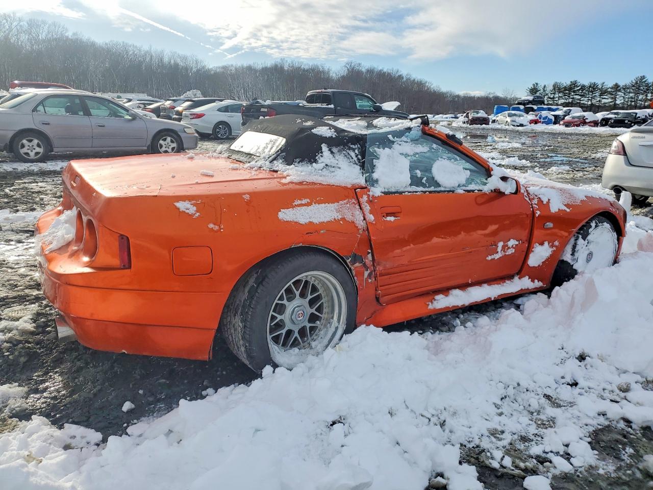 1987 Mazda Rx7 Orange vin: JM1FC3313H0525508