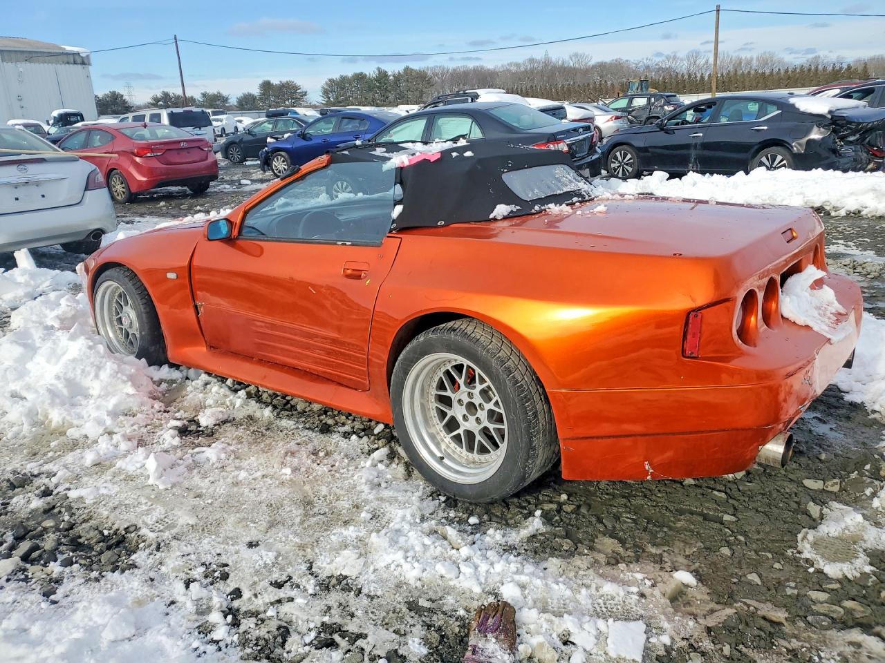 1987 Mazda Rx7 Orange vin: JM1FC3313H0525508
