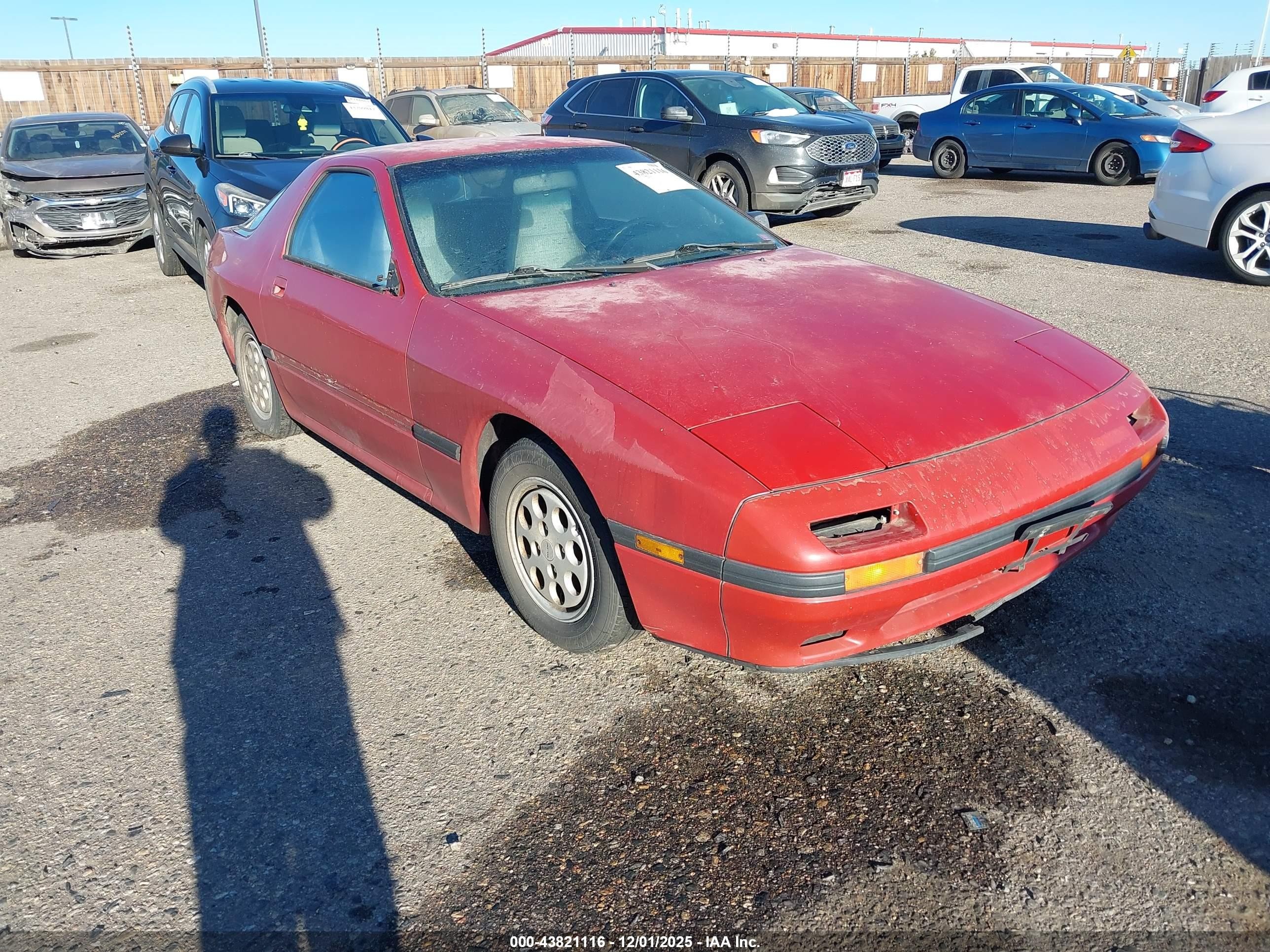 1987 Mazda Rx7   Red vin: JM1FC3316H0515751