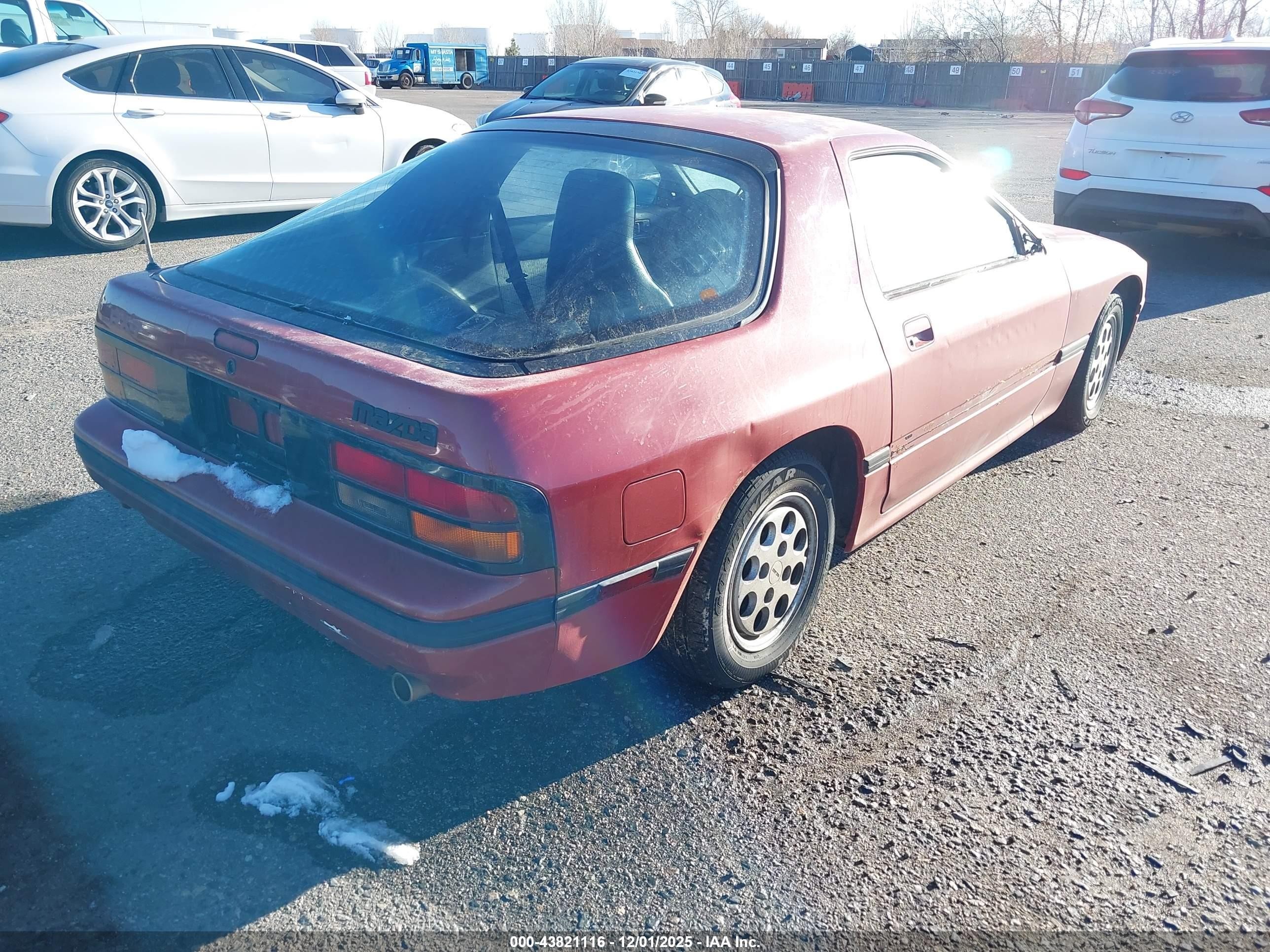 1987 Mazda Rx7   Red vin: JM1FC3316H0515751