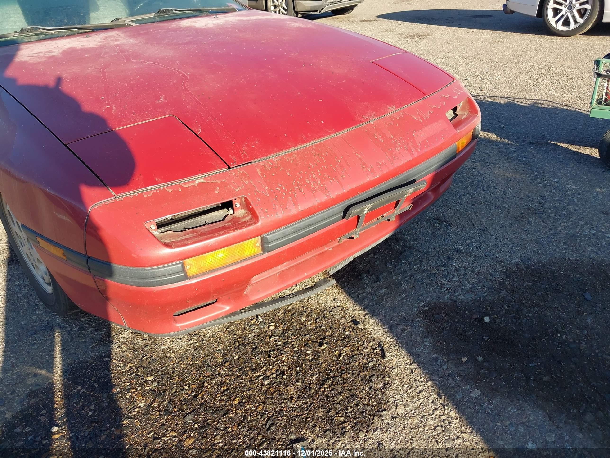 1987 Mazda Rx7   Red vin: JM1FC3316H0515751