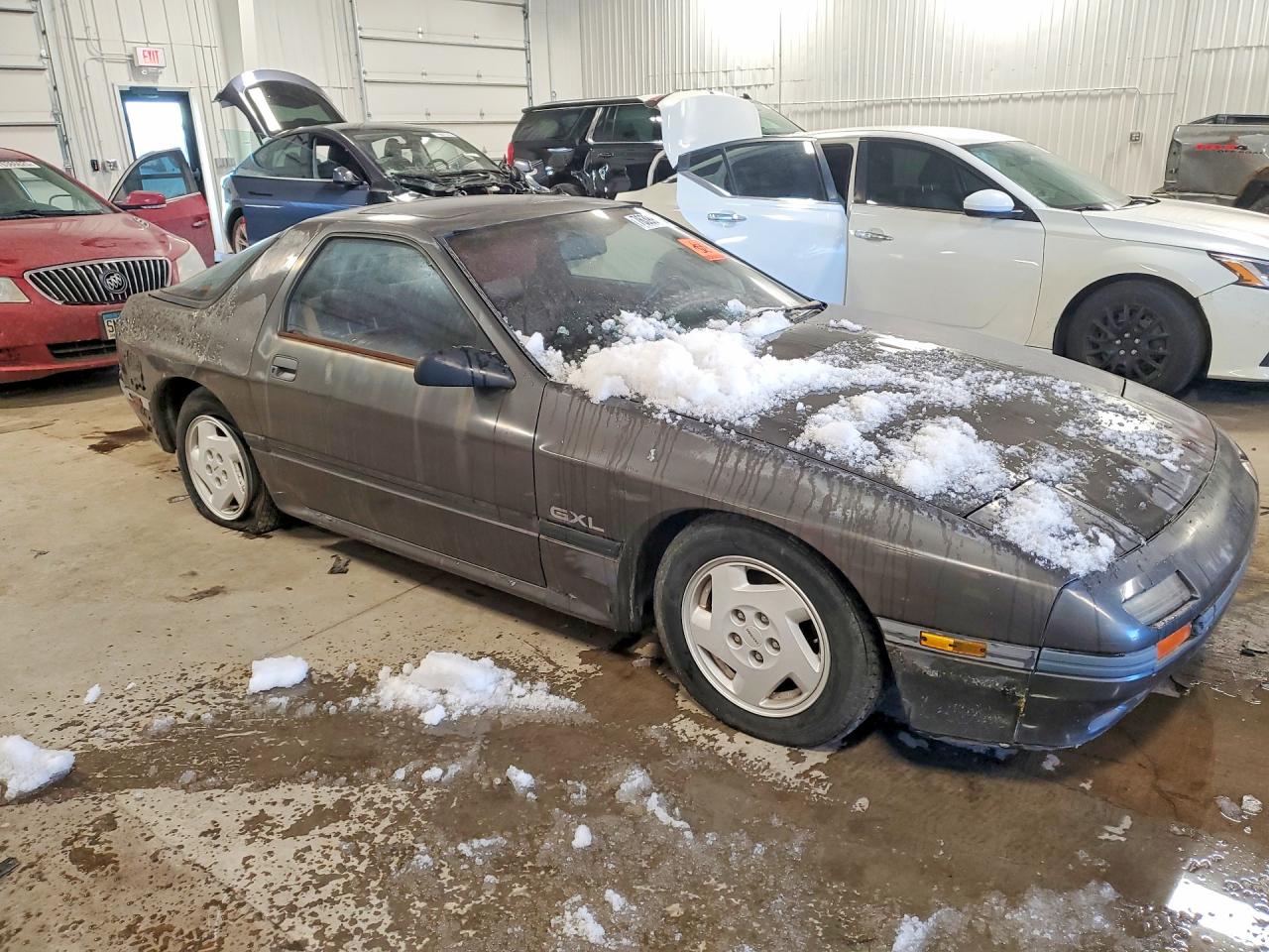 1987 Mazda Rx7 Gray vin: JM1FC3317H0503138