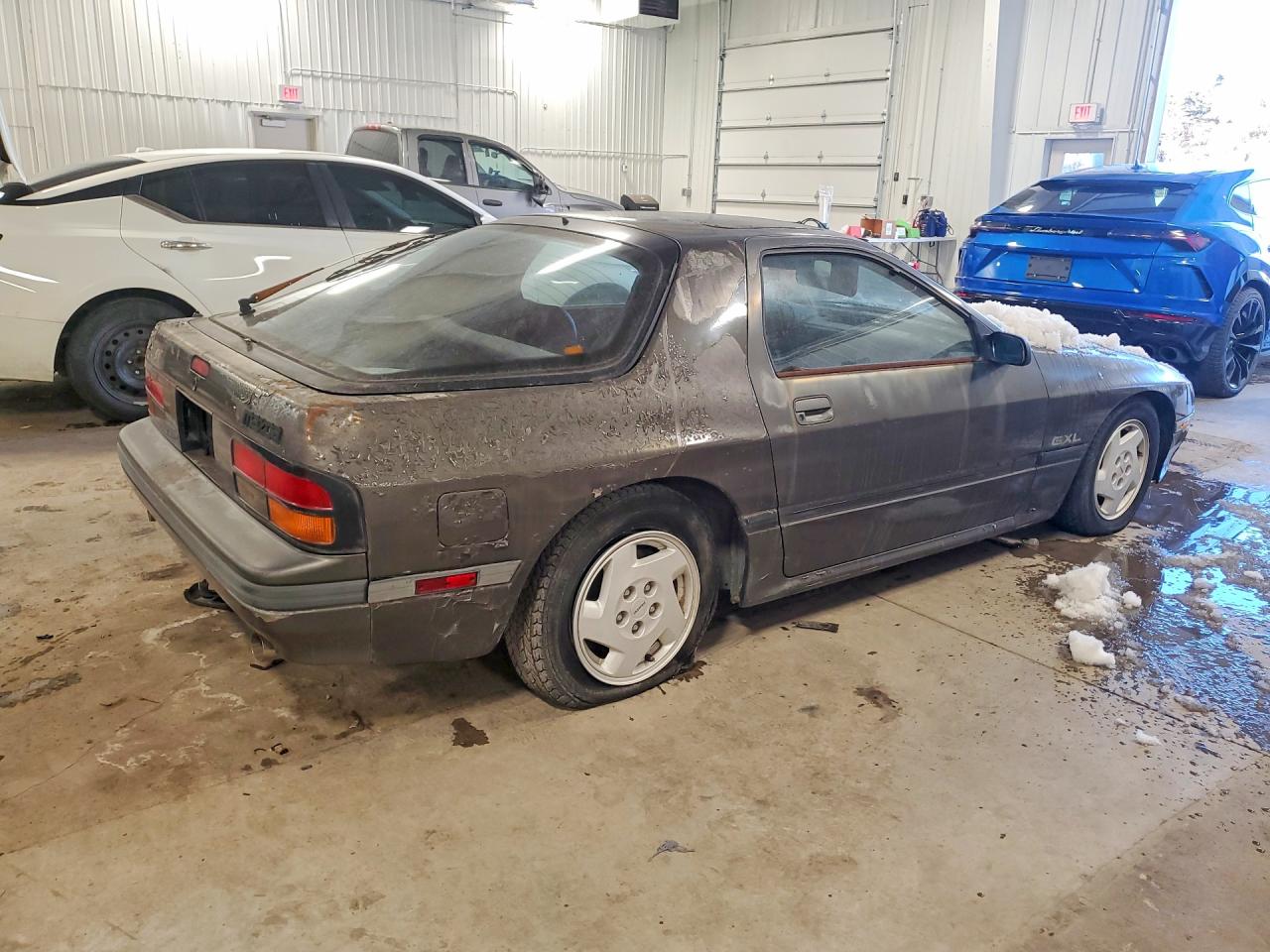 1987 Mazda Rx7 Gray vin: JM1FC3317H0503138
