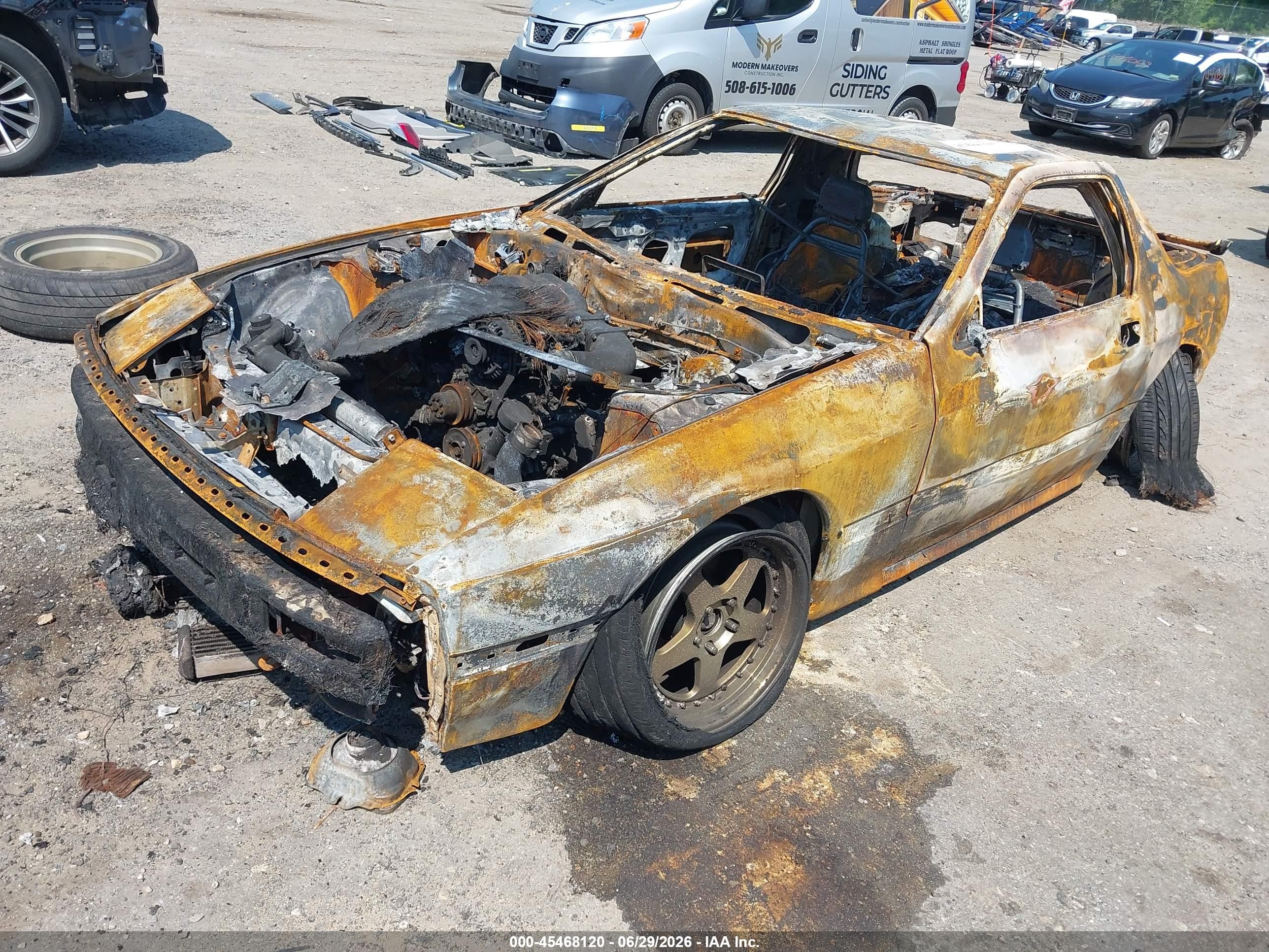 1987 Mazda Rx7   White vin: JM1FC3318H0520188