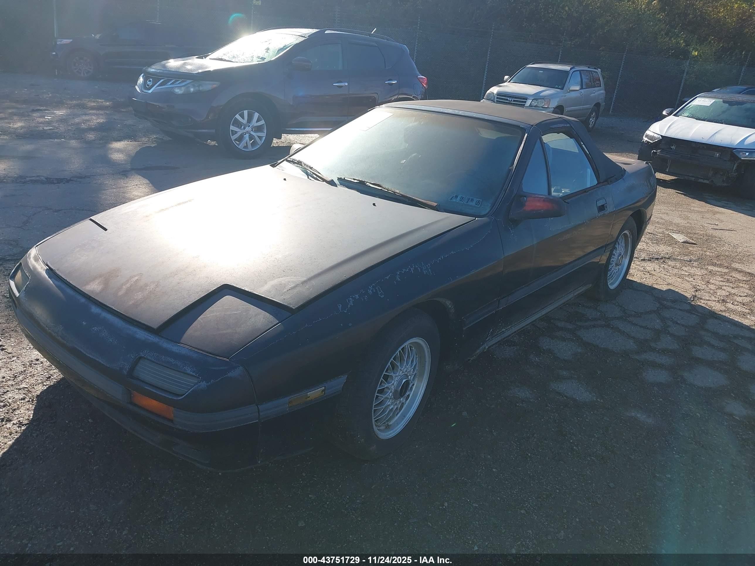 1988 Mazda Rx7   Black vin: JM1FC3513J0108585