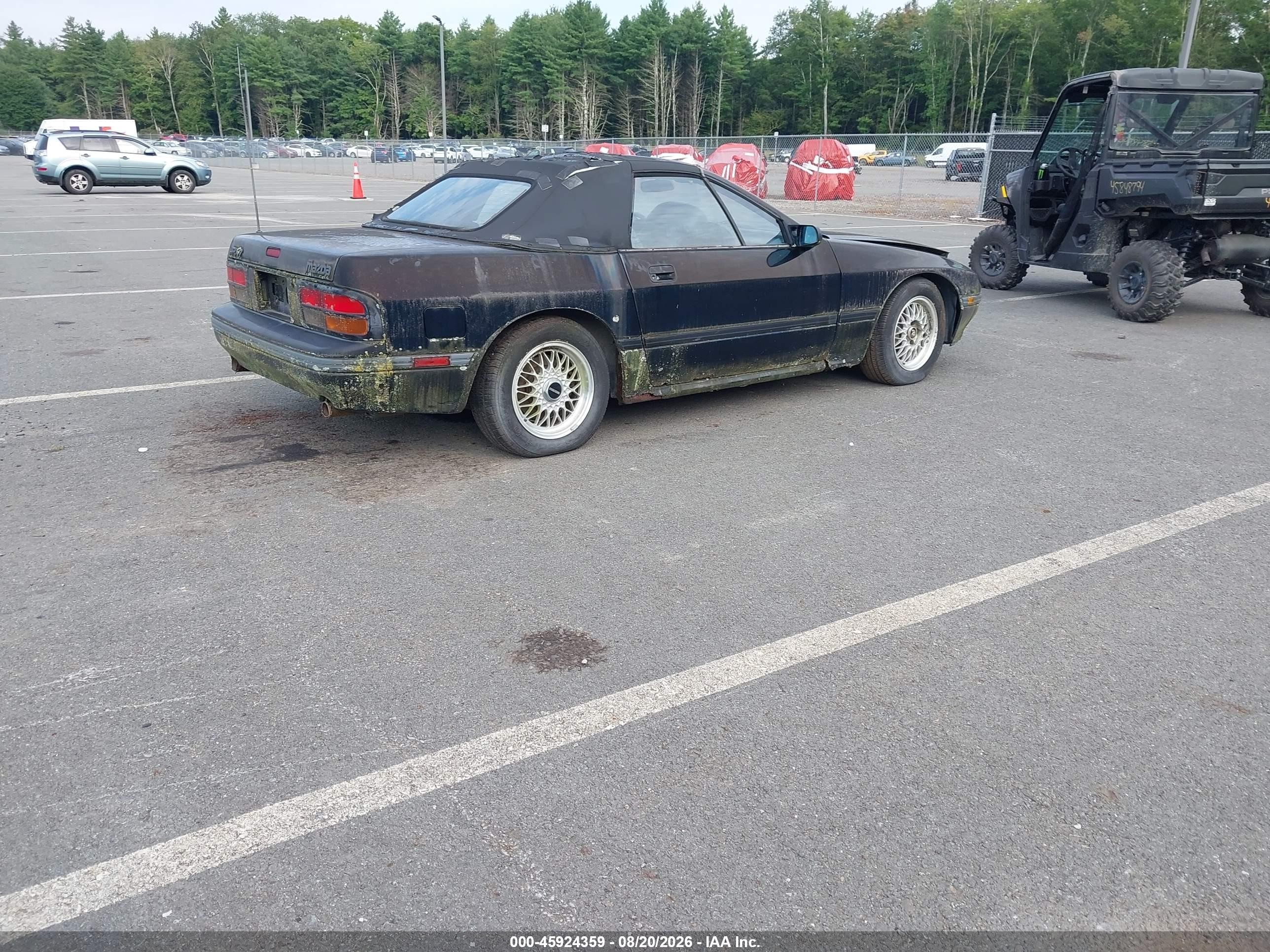 1988 Mazda Rx7   Black vin: JM1FC3519J0104542