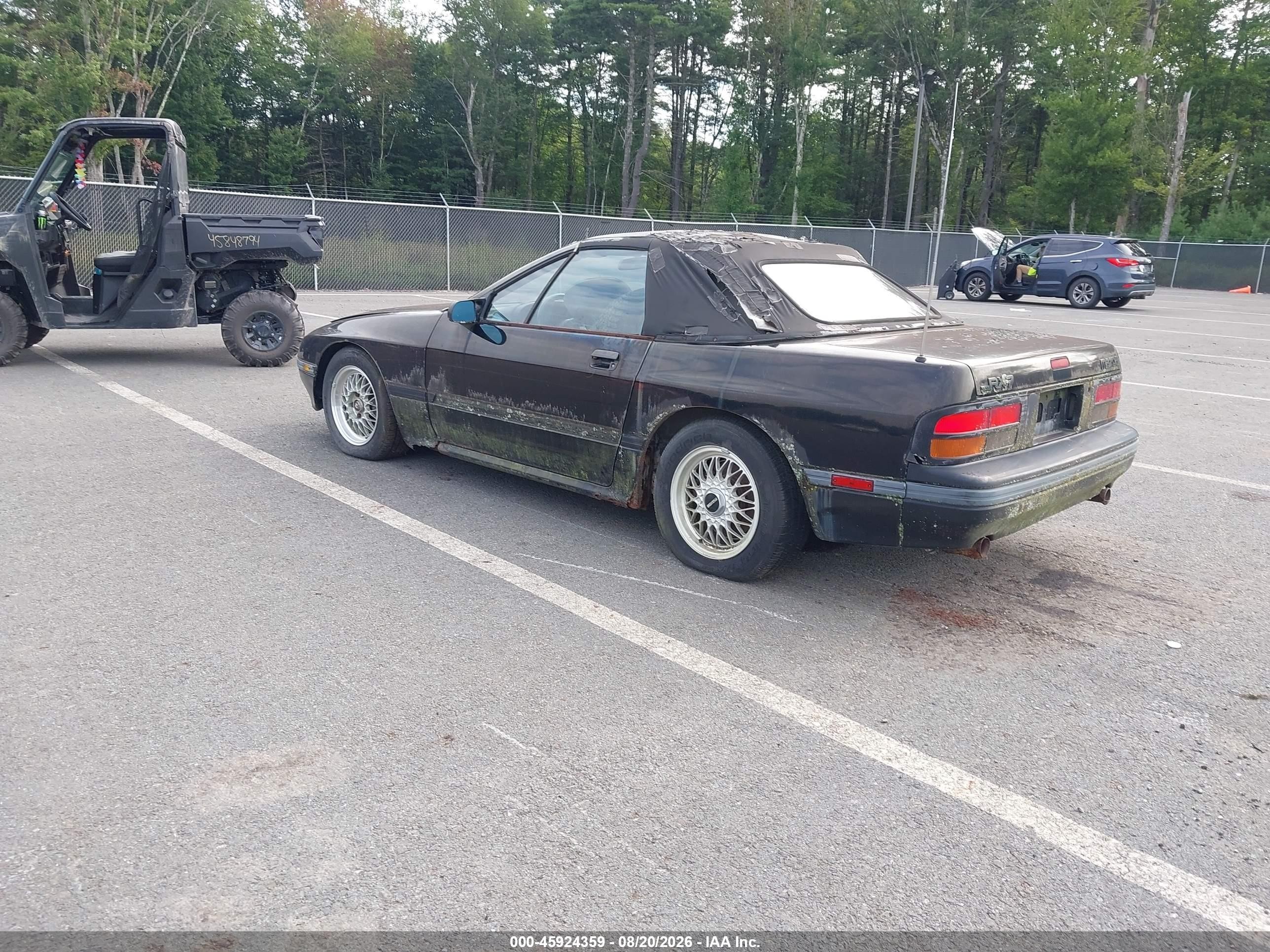 1988 Mazda Rx7   Black vin: JM1FC3519J0104542