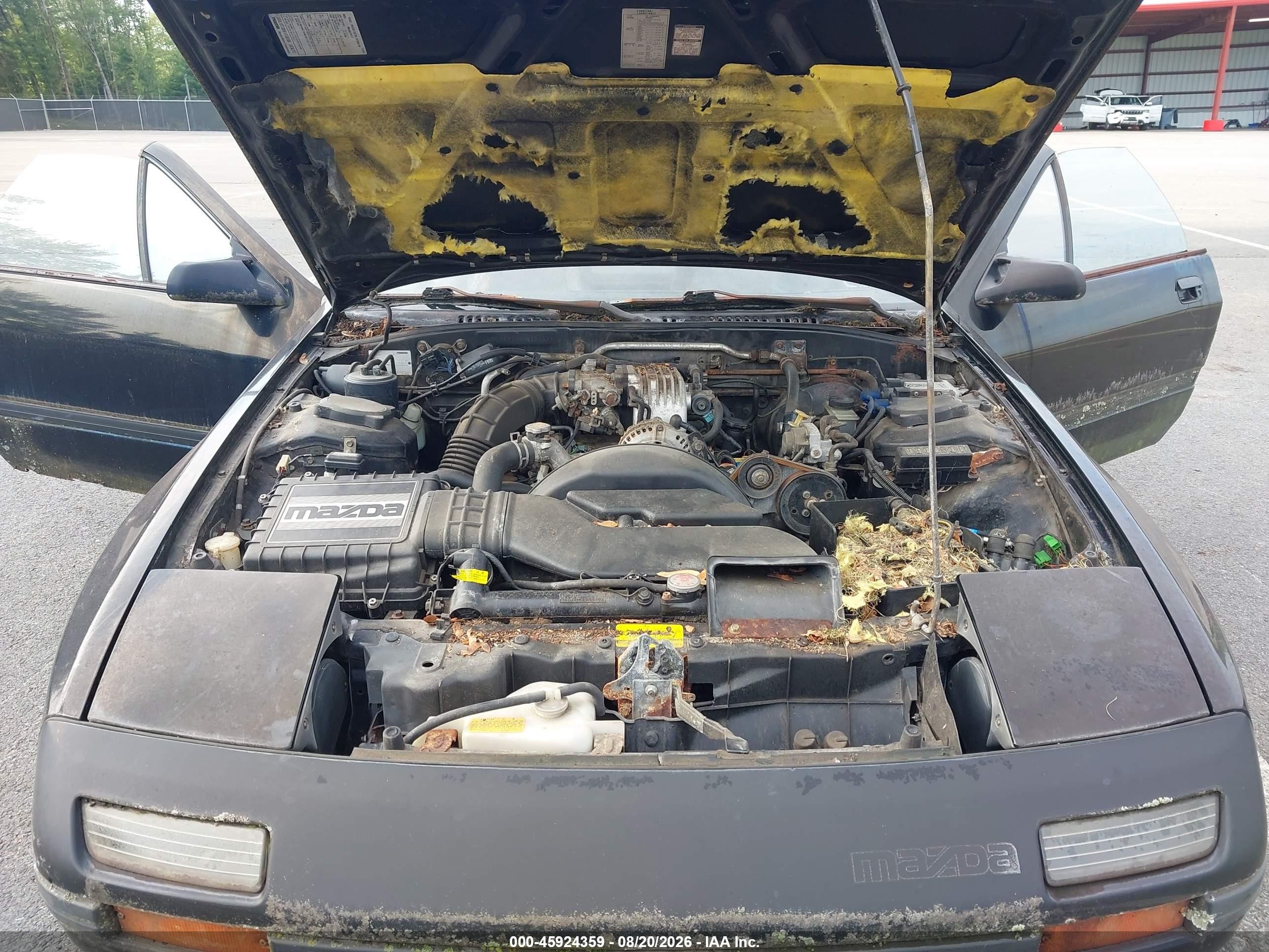 1988 Mazda Rx7   Black vin: JM1FC3519J0104542