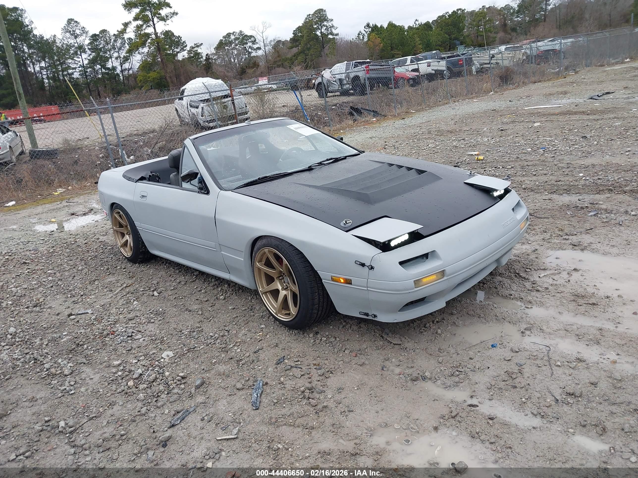 1990 Mazda Rx7   Gray vin: JM1FC3521L0712695