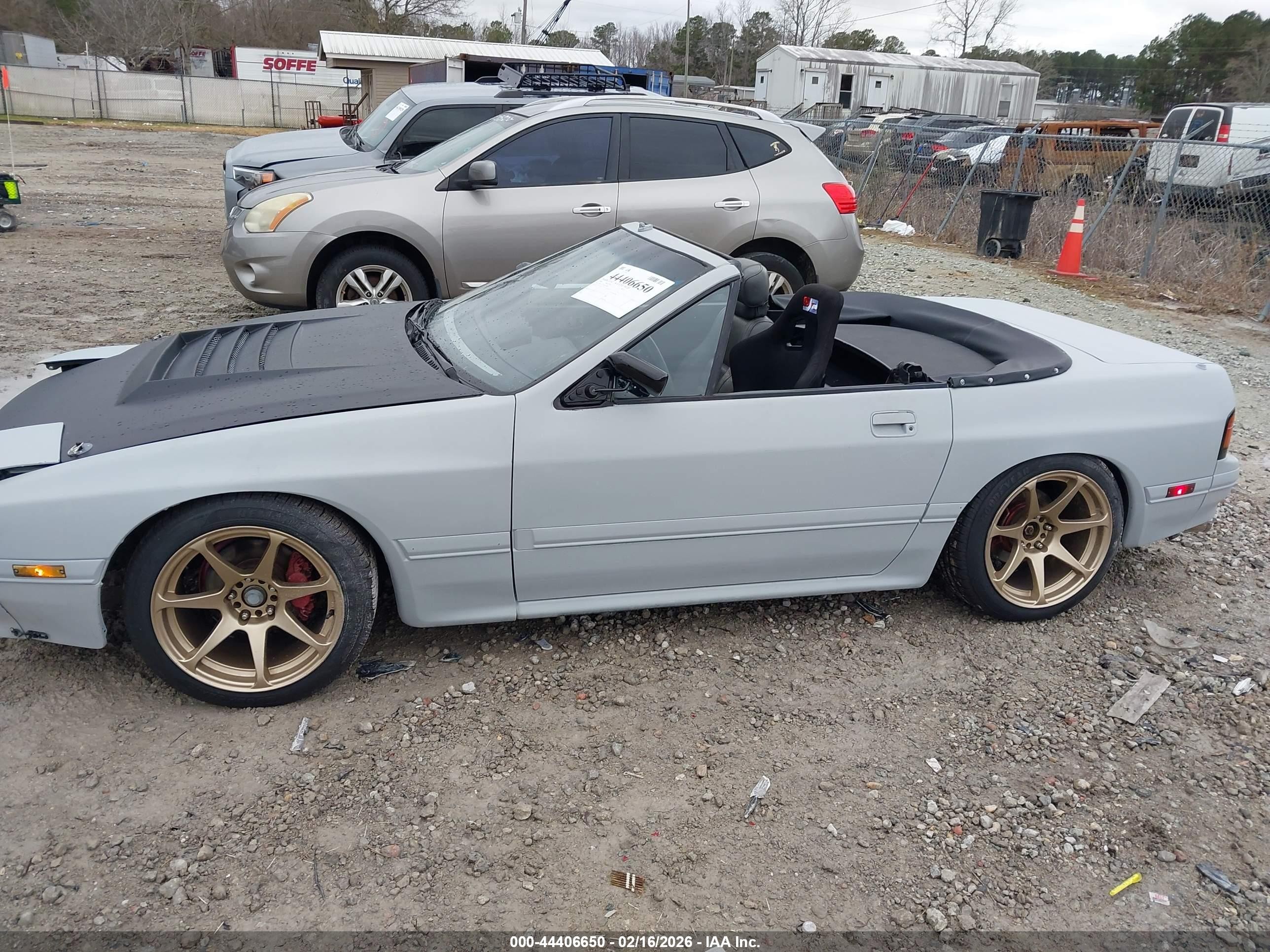 1990 Mazda Rx7   Gray vin: JM1FC3521L0712695