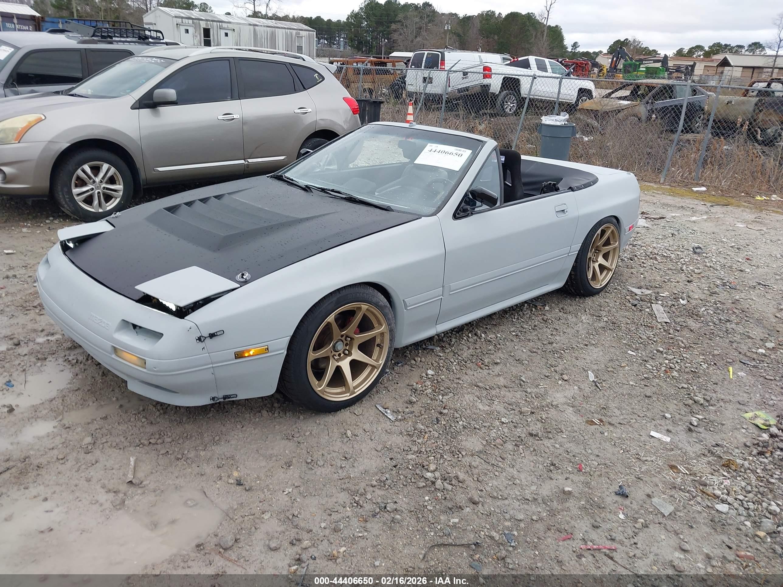 1990 Mazda Rx7   Gray vin: JM1FC3521L0712695