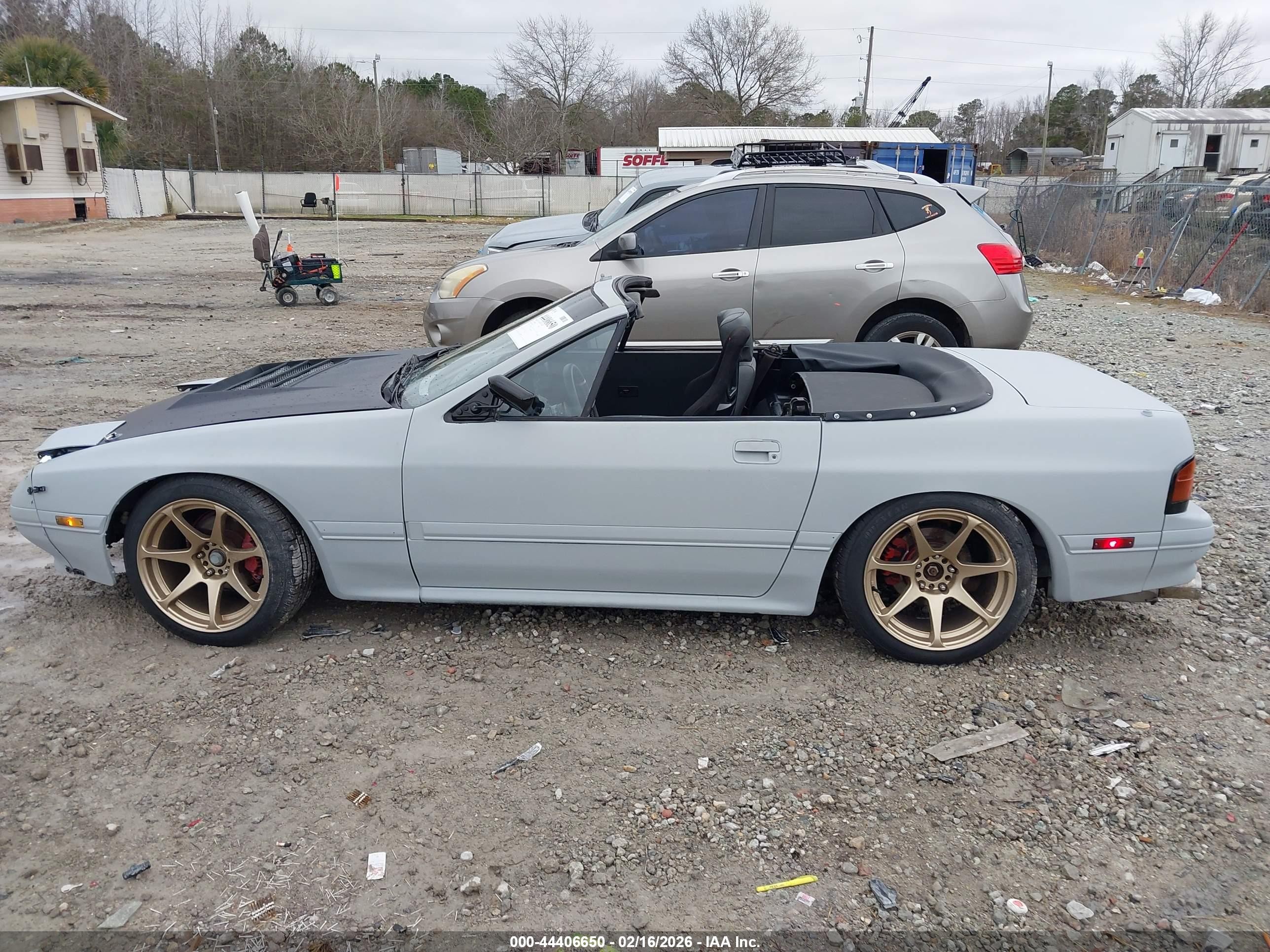 1990 Mazda Rx7   Gray vin: JM1FC3521L0712695
