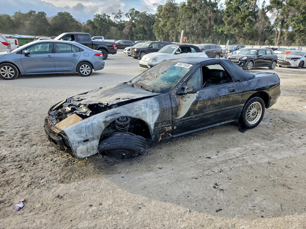 1990 Mazda Rx7 Black vin: JM1FC3528L0711947