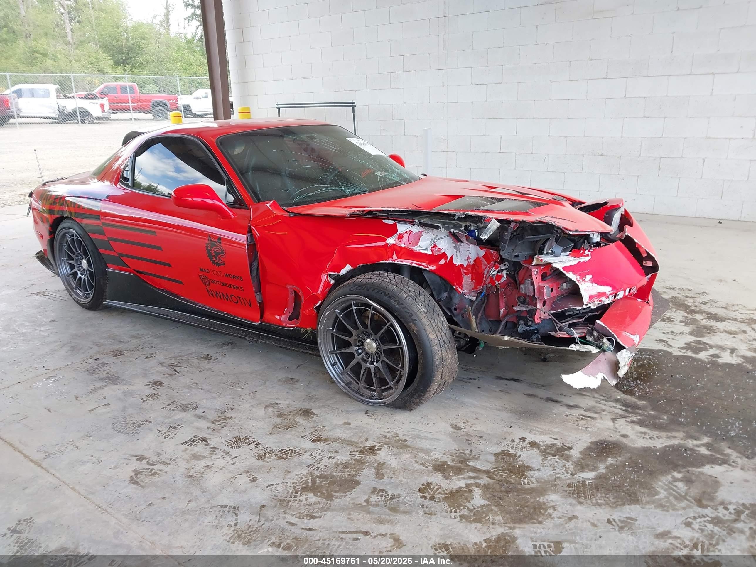 1993 Mazda Rx7   Red vin: JM1FD3312P0200182