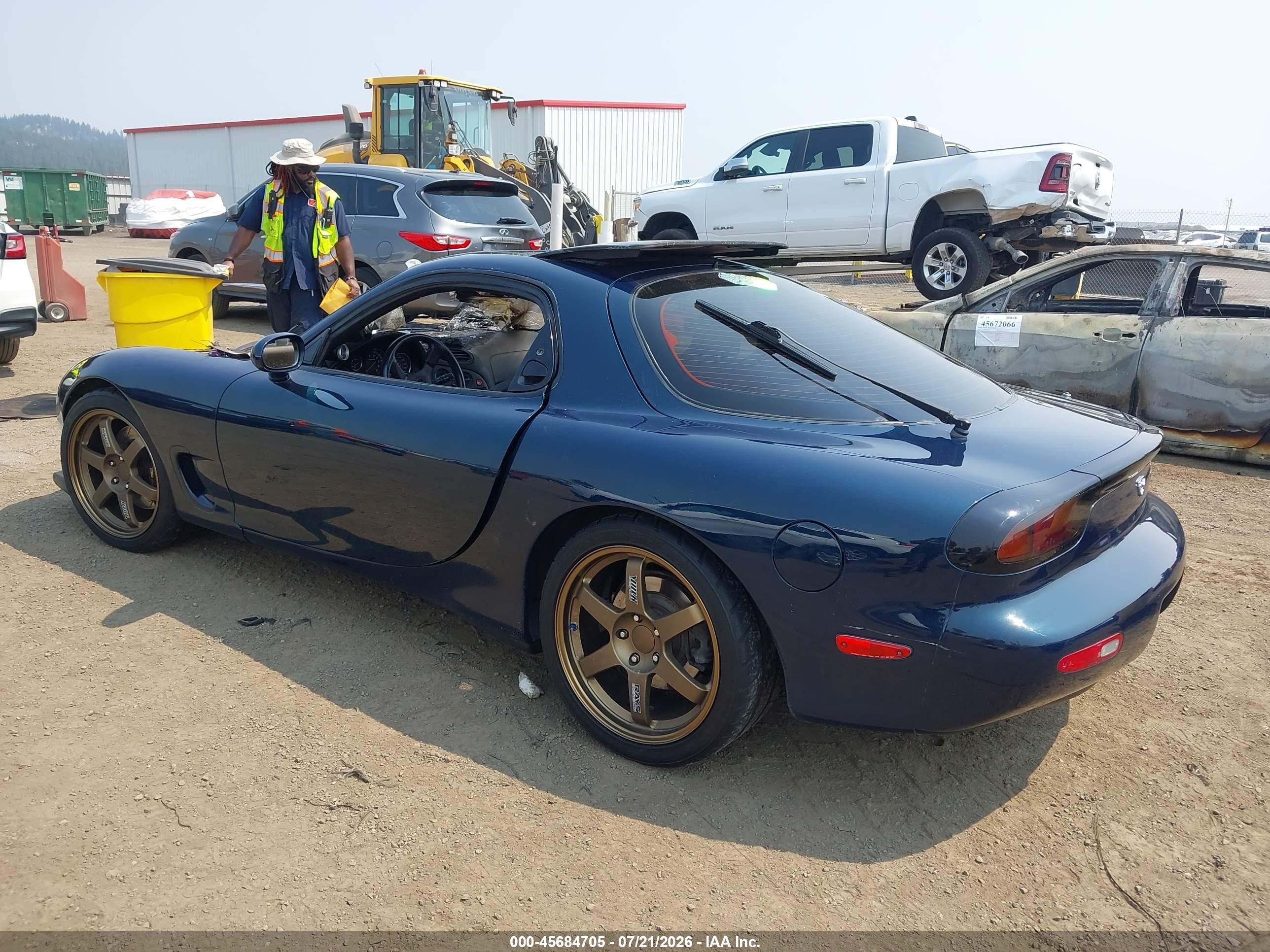 1993 Mazda Rx7   Teal vin: JM1FD3314P0209286