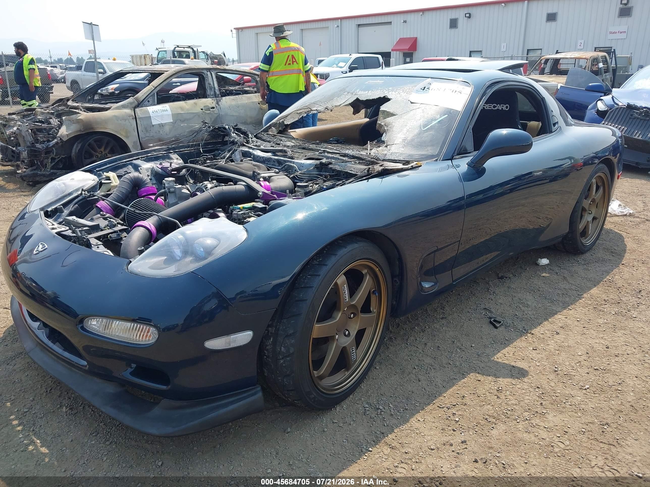 1993 Mazda Rx7   Teal vin: JM1FD3314P0209286