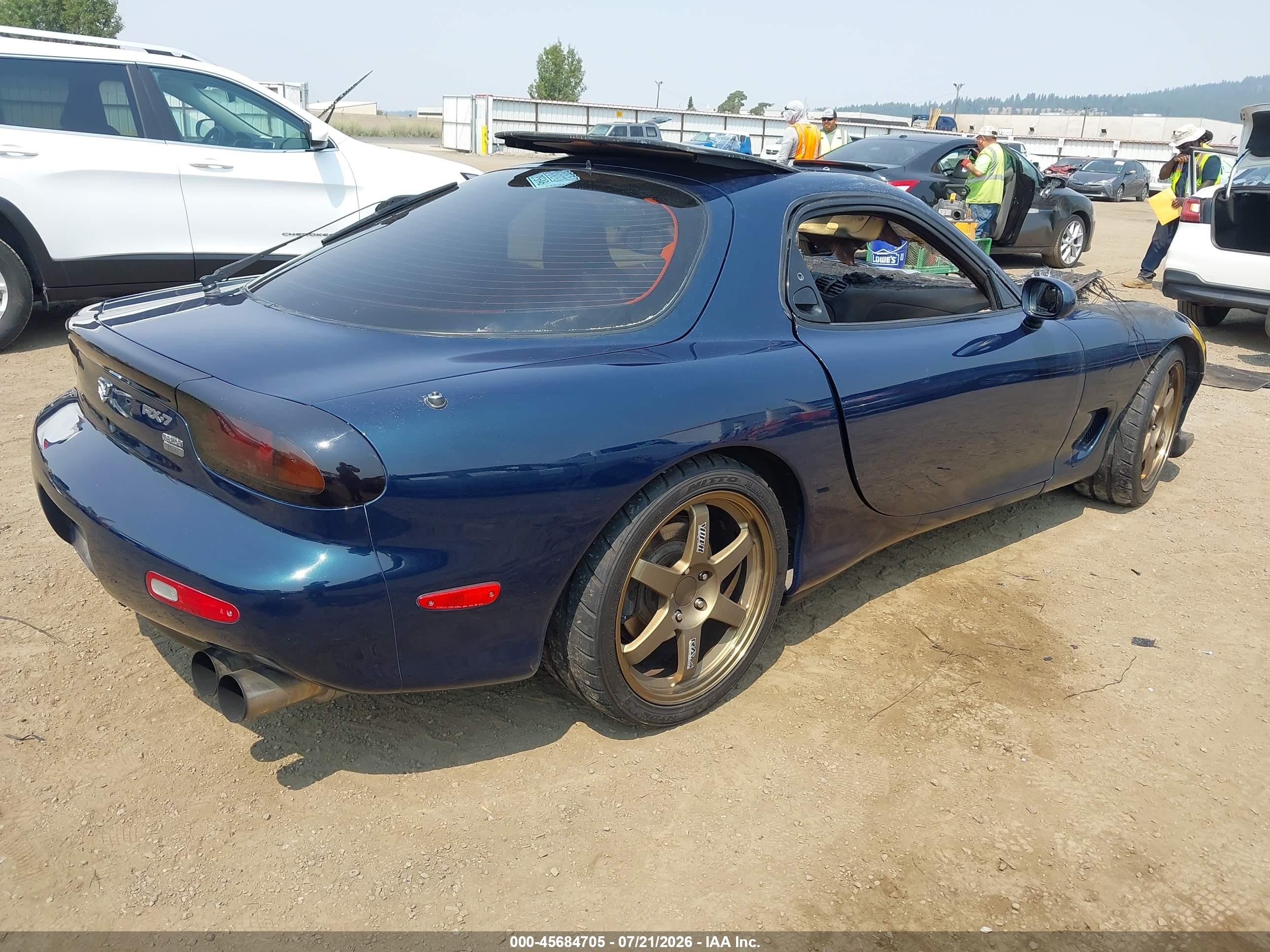 1993 Mazda Rx7   Teal vin: JM1FD3314P0209286