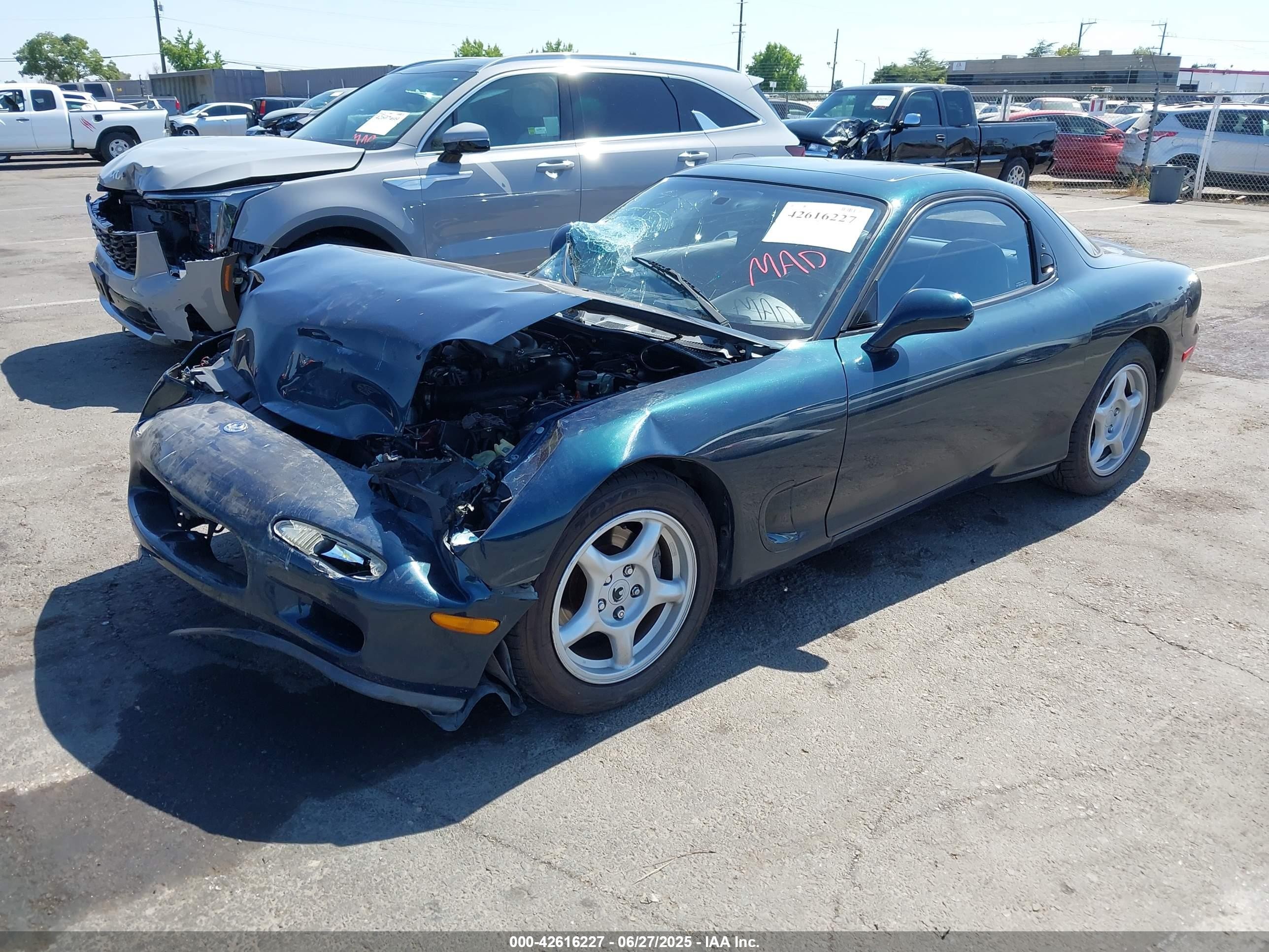1994 Mazda Rx7   Green vin: JM1FD333XR0300244
