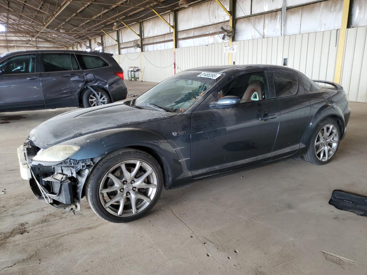 2008 Mazda Rx8 Blue vin: JM1FE173080216296