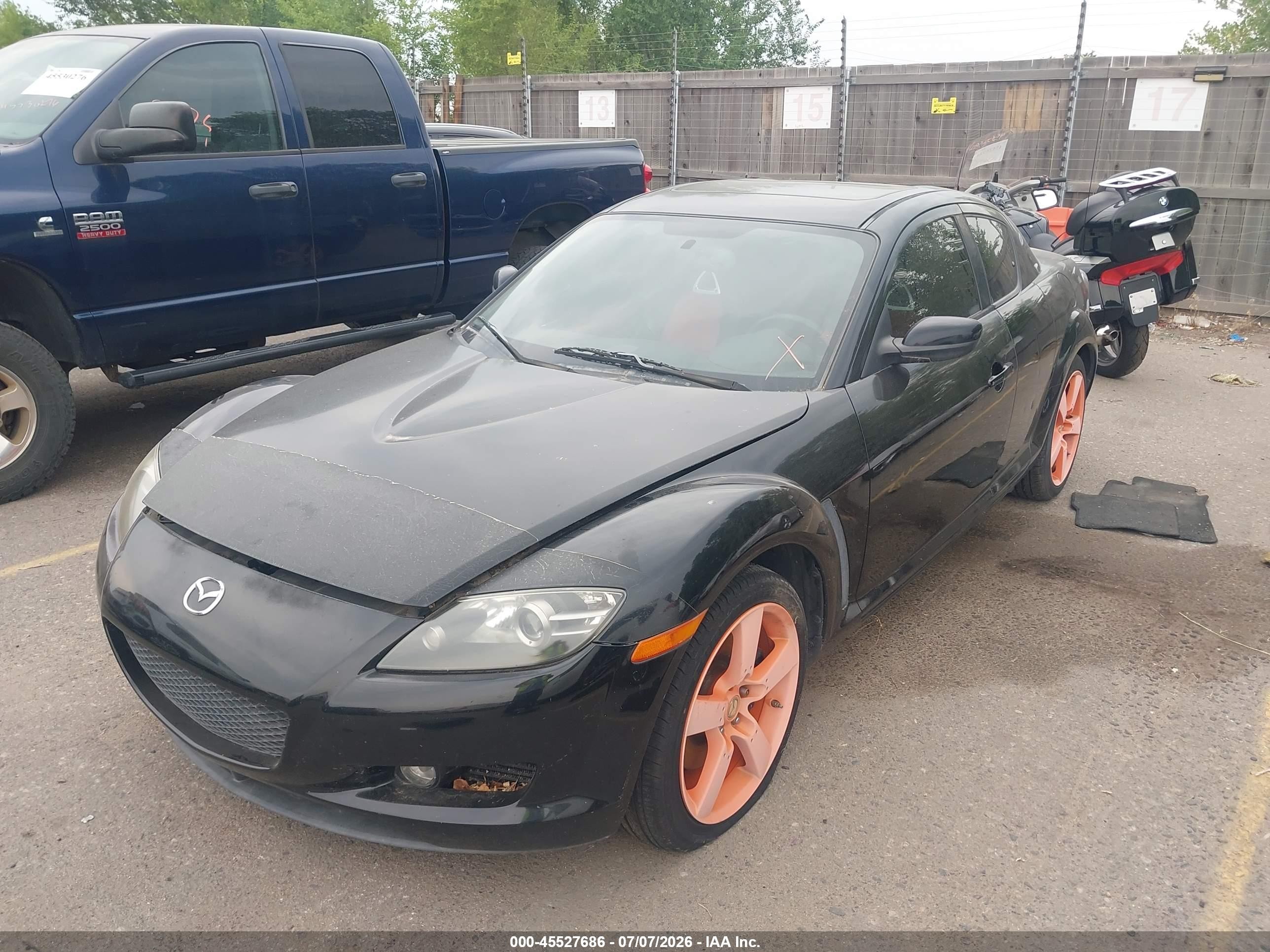 2004 Mazda Rx-8 6 Speed Manual Black vin: JM1FE173140109512