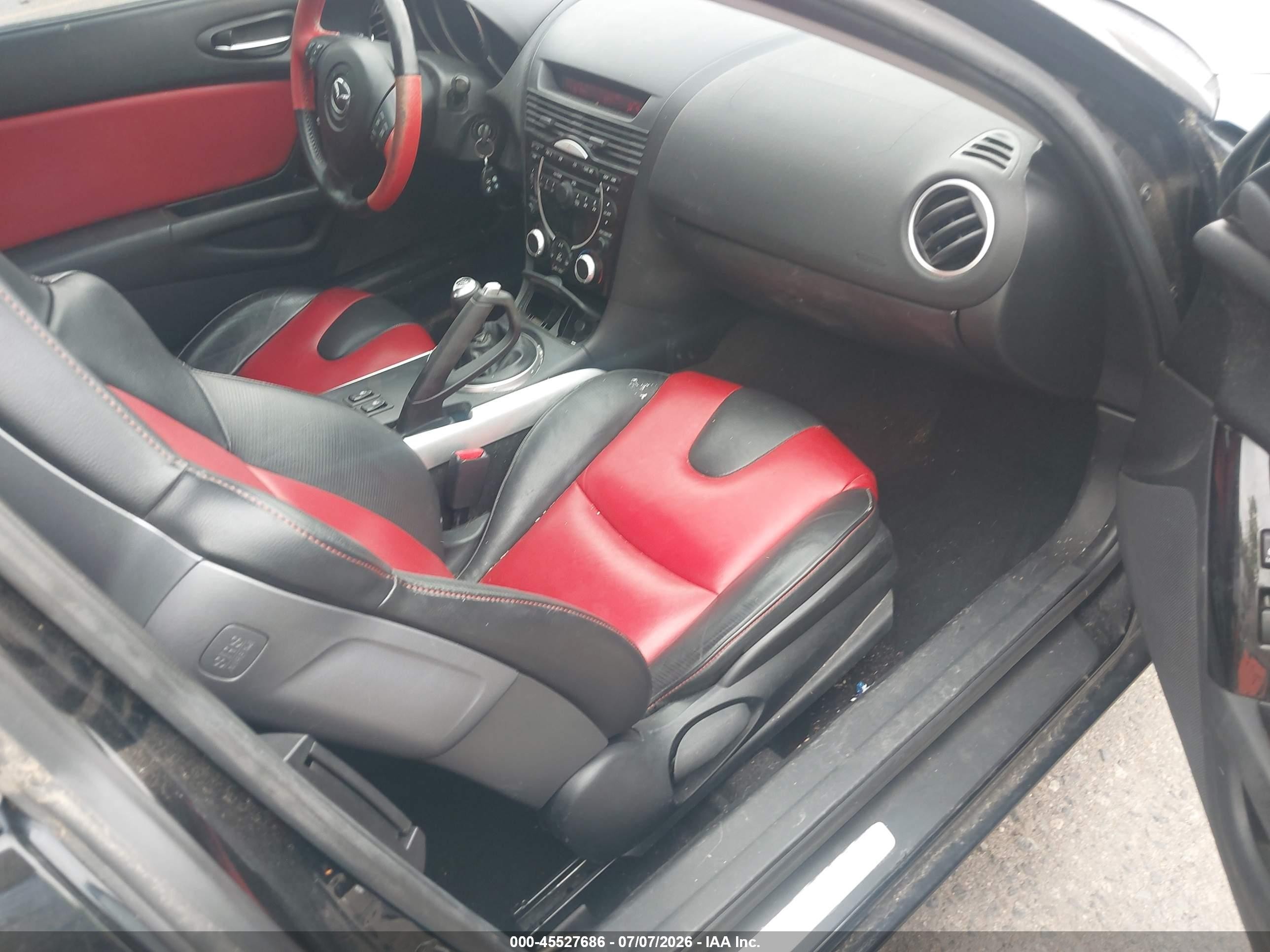 2004 Mazda Rx-8 6 Speed Manual Black vin: JM1FE173140109512