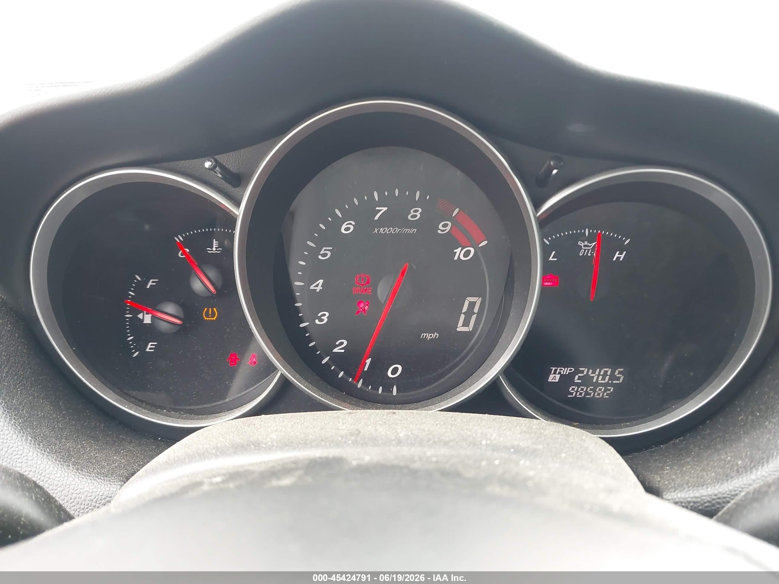 2004 Mazda Rx-8 6 Speed Manual Gray vin: JM1FE173140130103