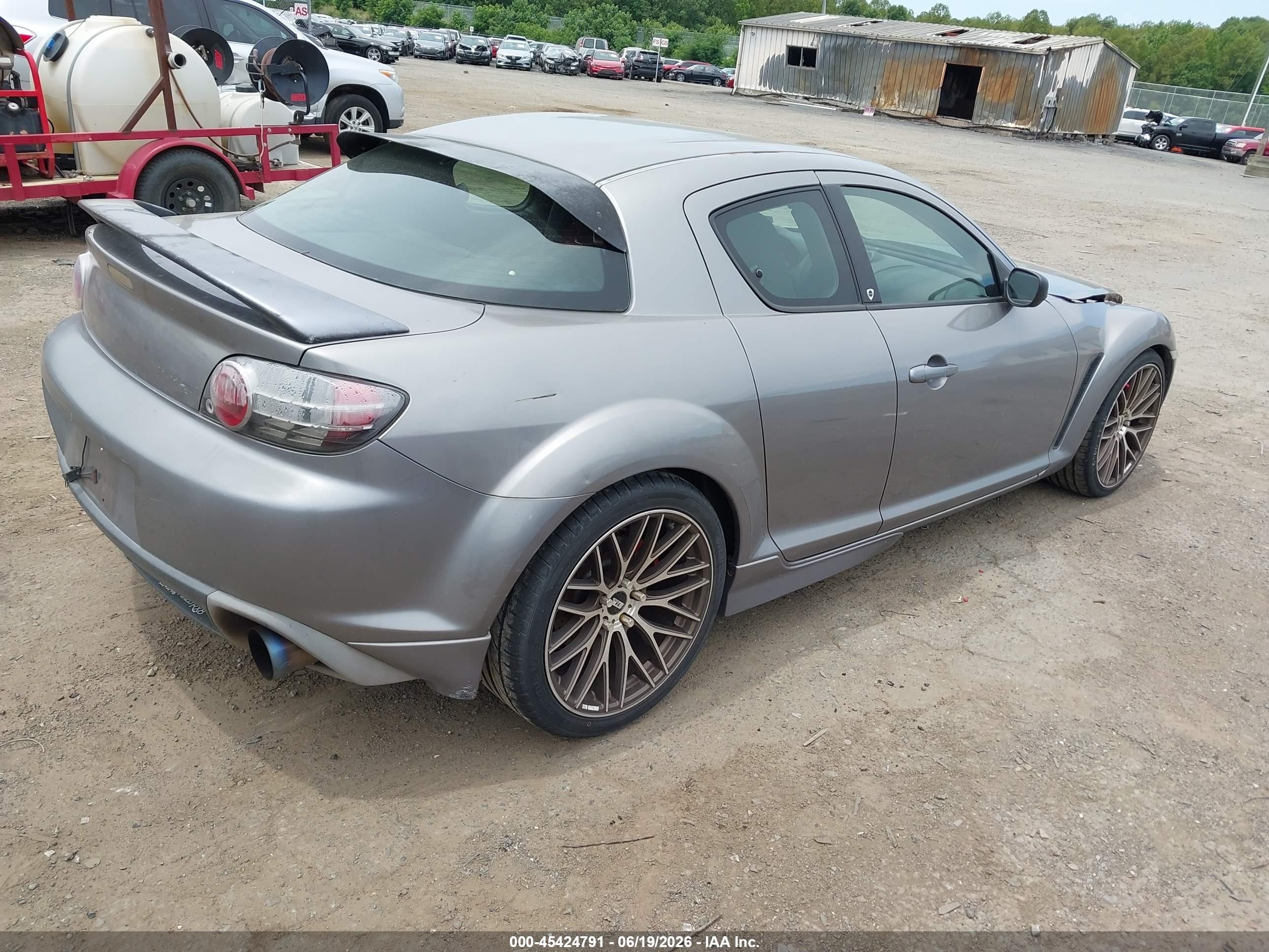 2004 Mazda Rx-8 6 Speed Manual Gray vin: JM1FE173140130103