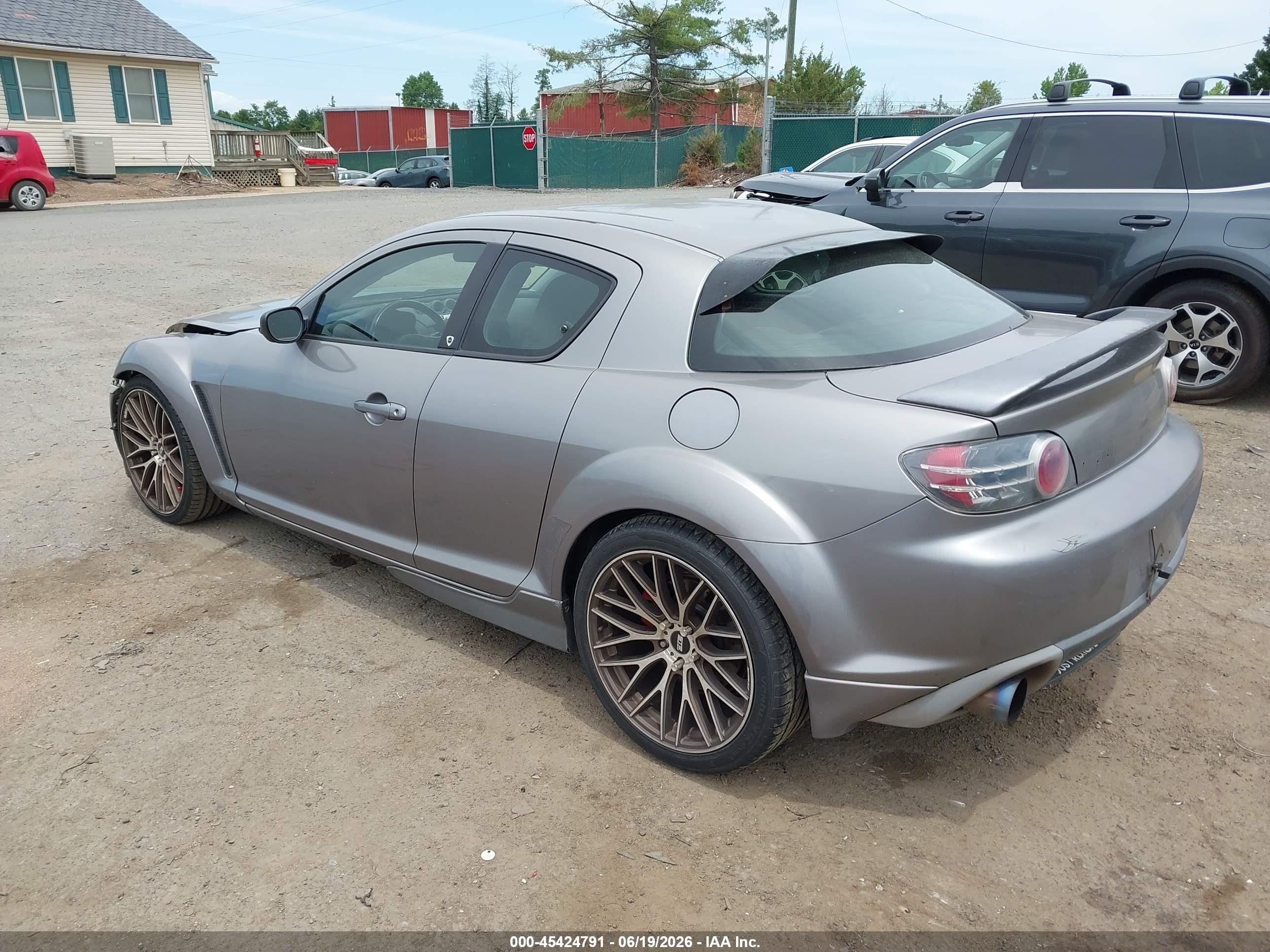 2004 Mazda Rx-8 6 Speed Manual Gray vin: JM1FE173140130103