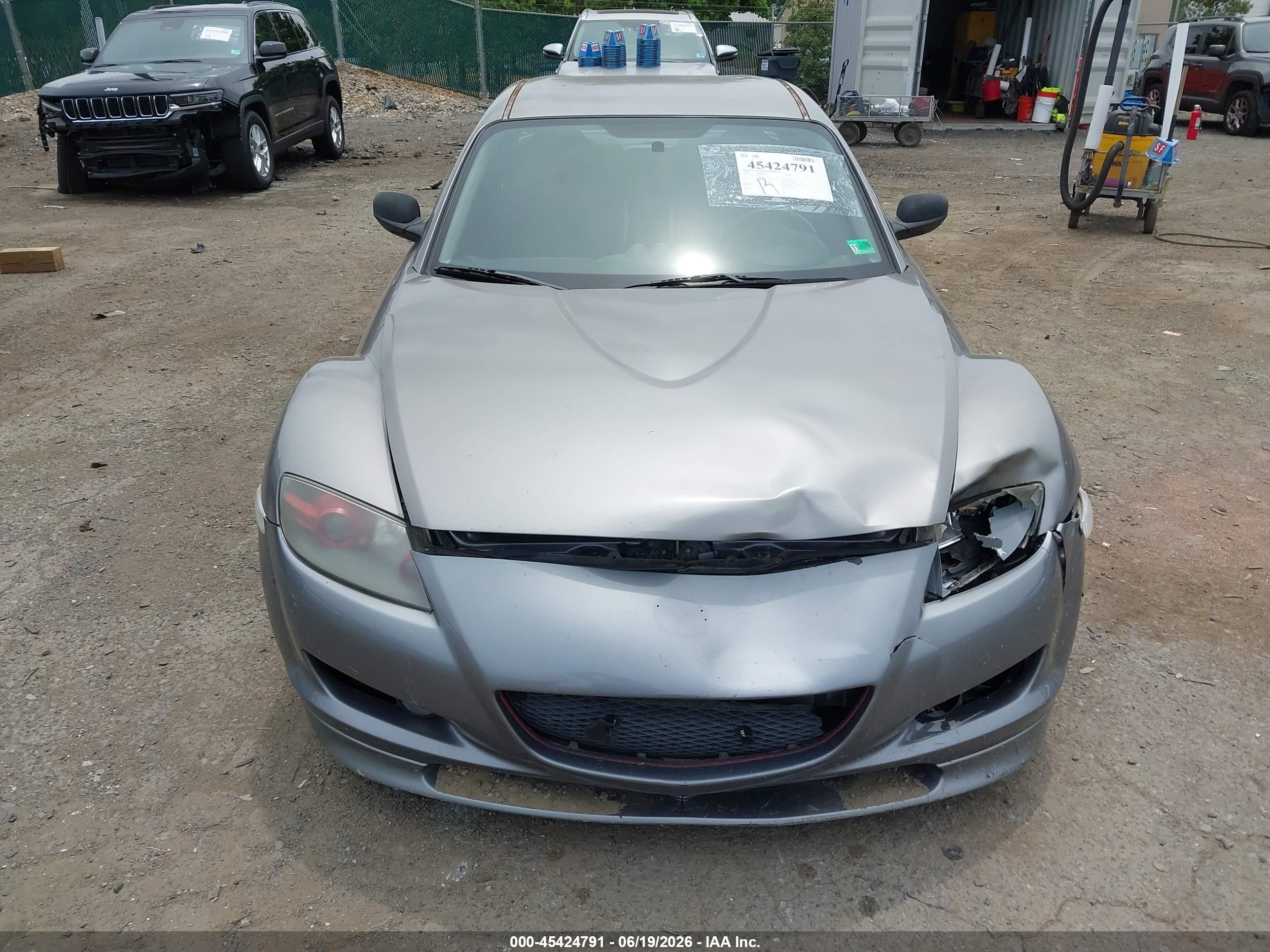 2004 Mazda Rx-8 6 Speed Manual Gray vin: JM1FE173140130103