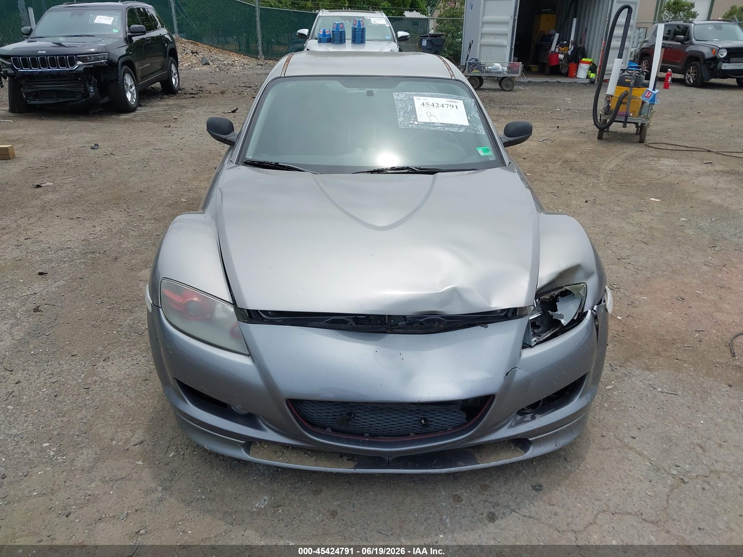 2004 Mazda Rx-8 6 Speed Manual Gray vin: JM1FE173140130103
