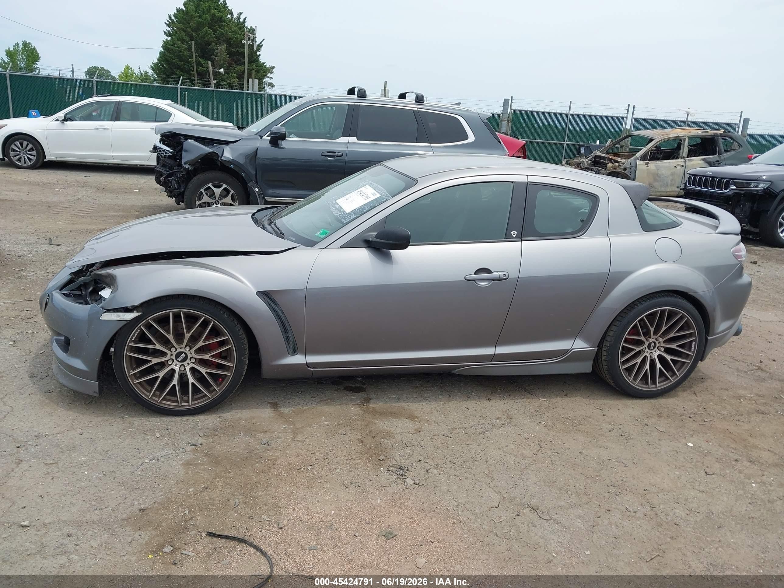 2004 Mazda Rx-8 6 Speed Manual Gray vin: JM1FE173140130103
