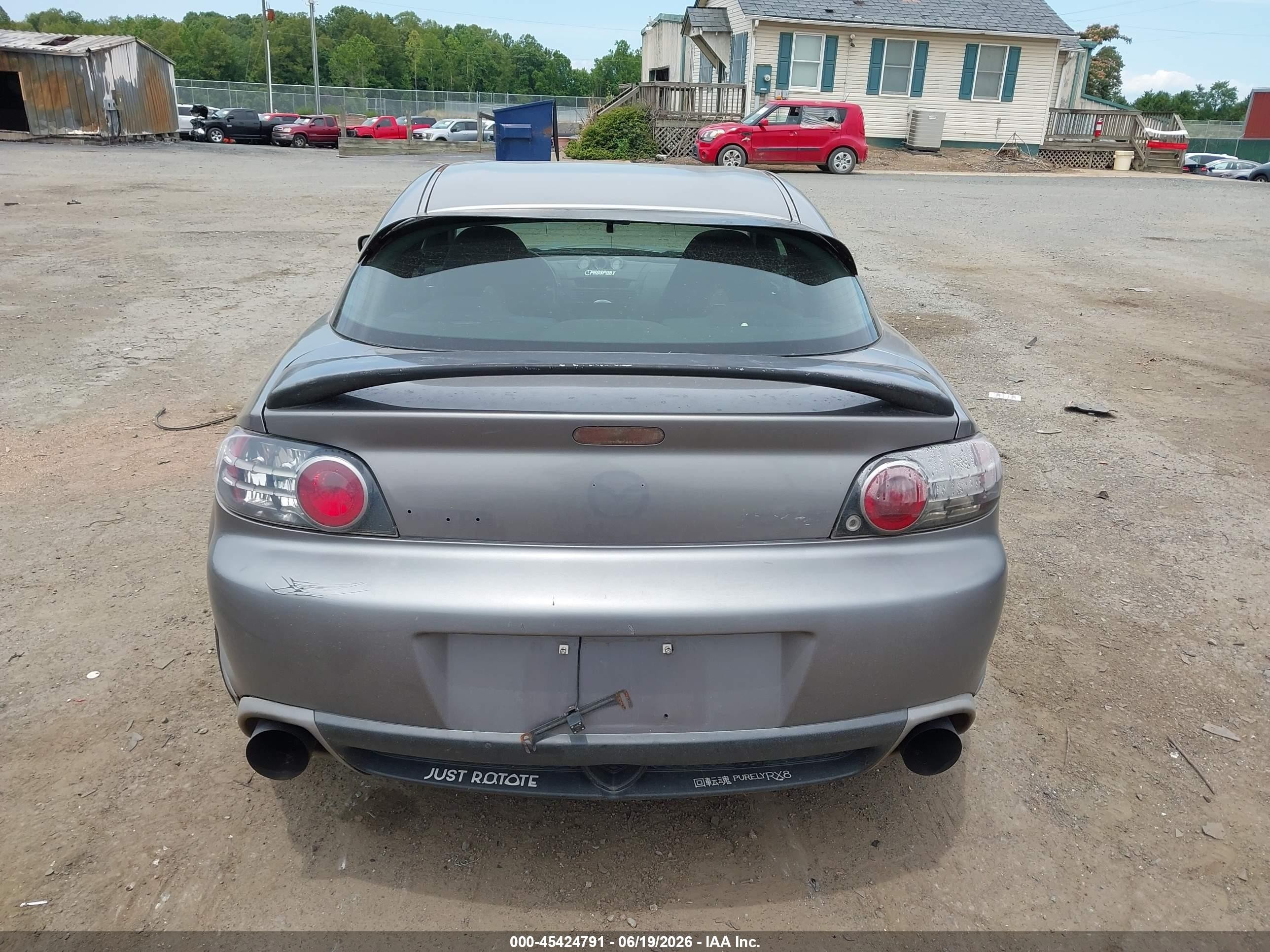 2004 Mazda Rx-8 6 Speed Manual Gray vin: JM1FE173140130103