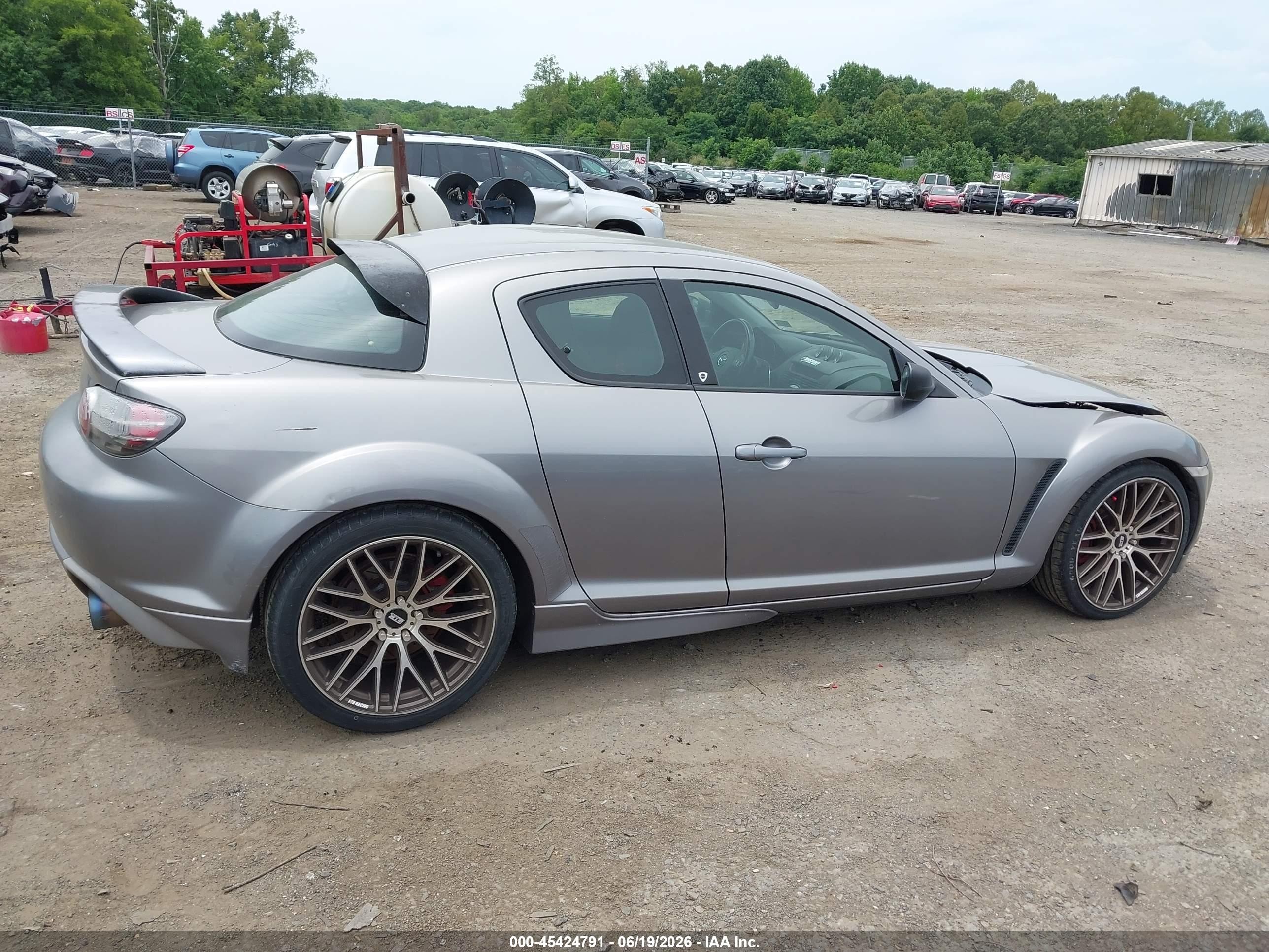 2004 Mazda Rx-8 6 Speed Manual Gray vin: JM1FE173140130103