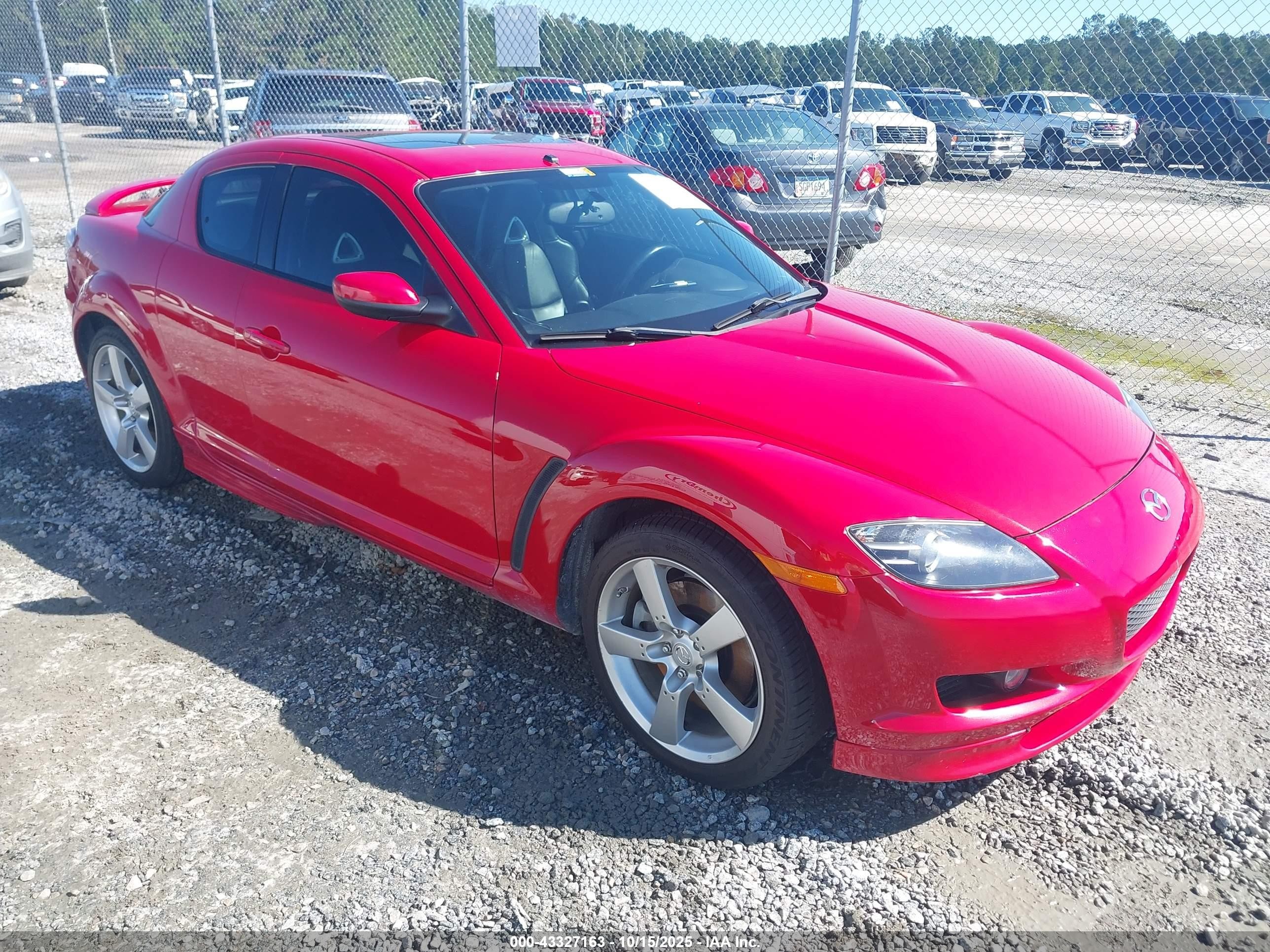 2005 Mazda Rx-8 6 Speed Manual Red vin: JM1FE173150150482