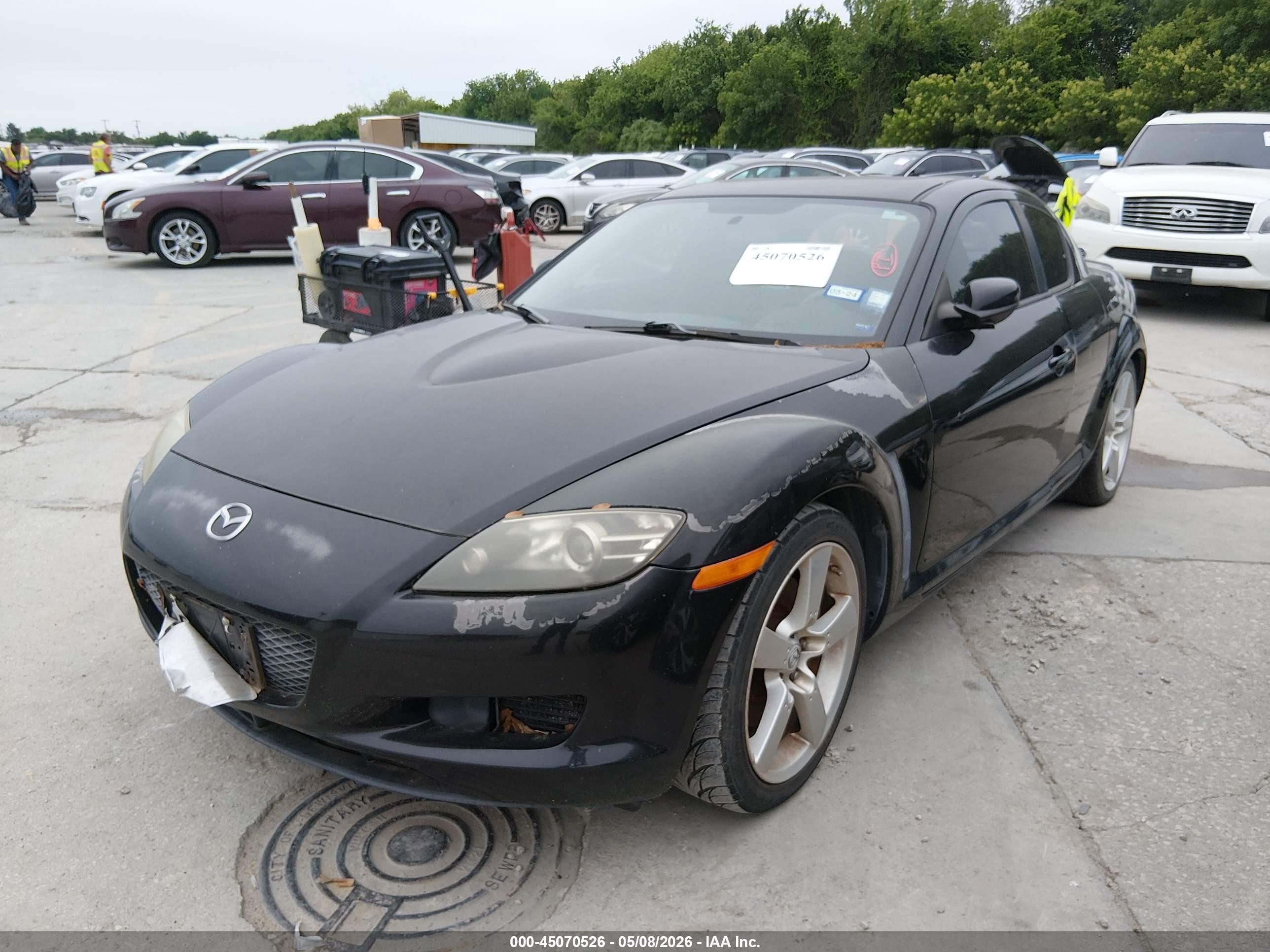 2006 Mazda Rx-8 6 Speed Manual Black vin: JM1FE173160200900