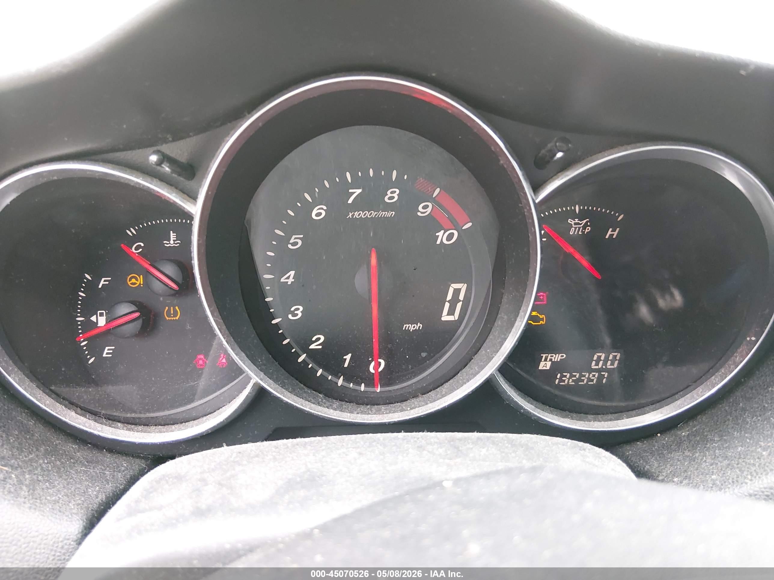2006 Mazda Rx-8 6 Speed Manual Black vin: JM1FE173160200900