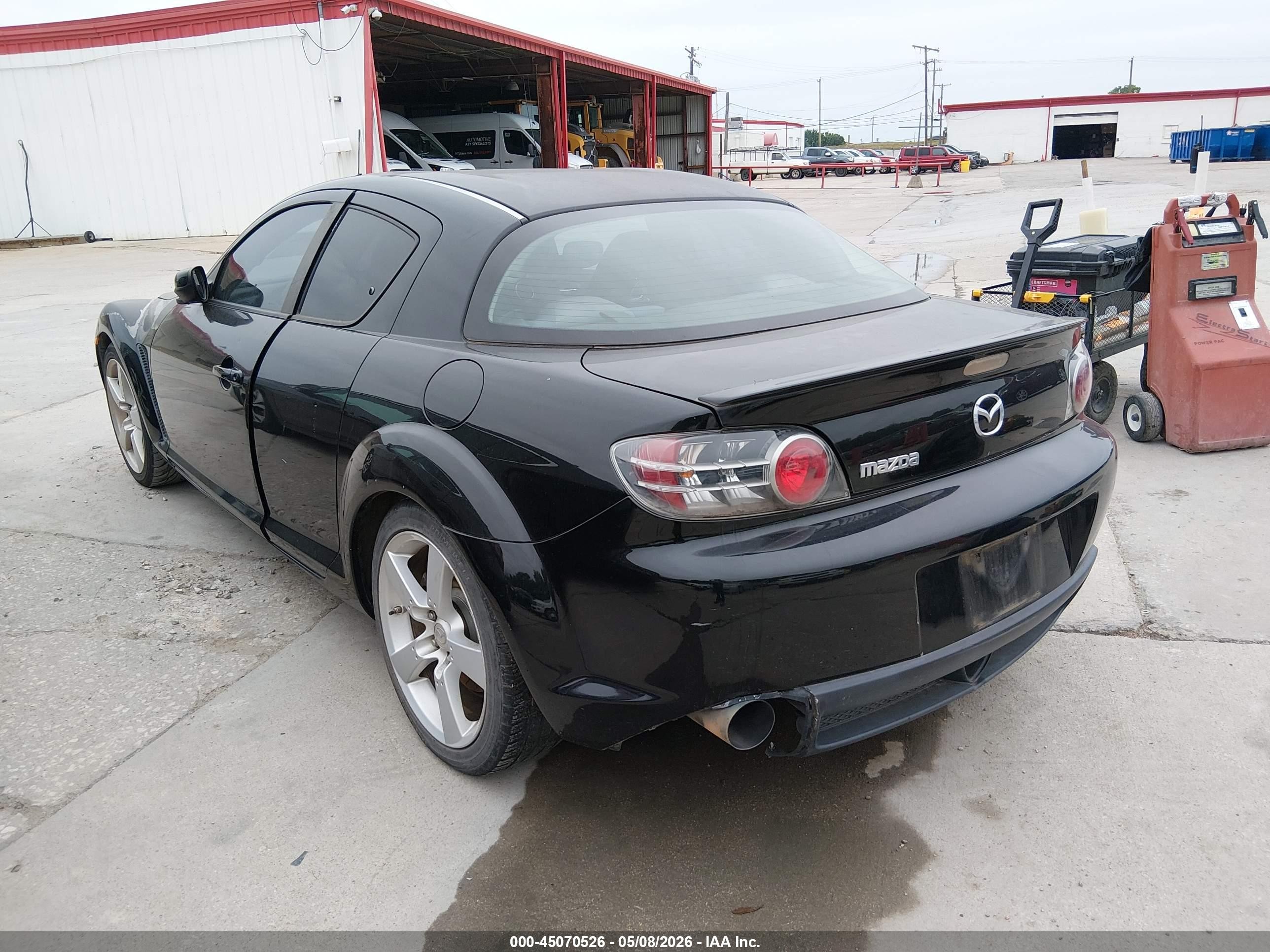 2006 Mazda Rx-8 6 Speed Manual Black vin: JM1FE173160200900