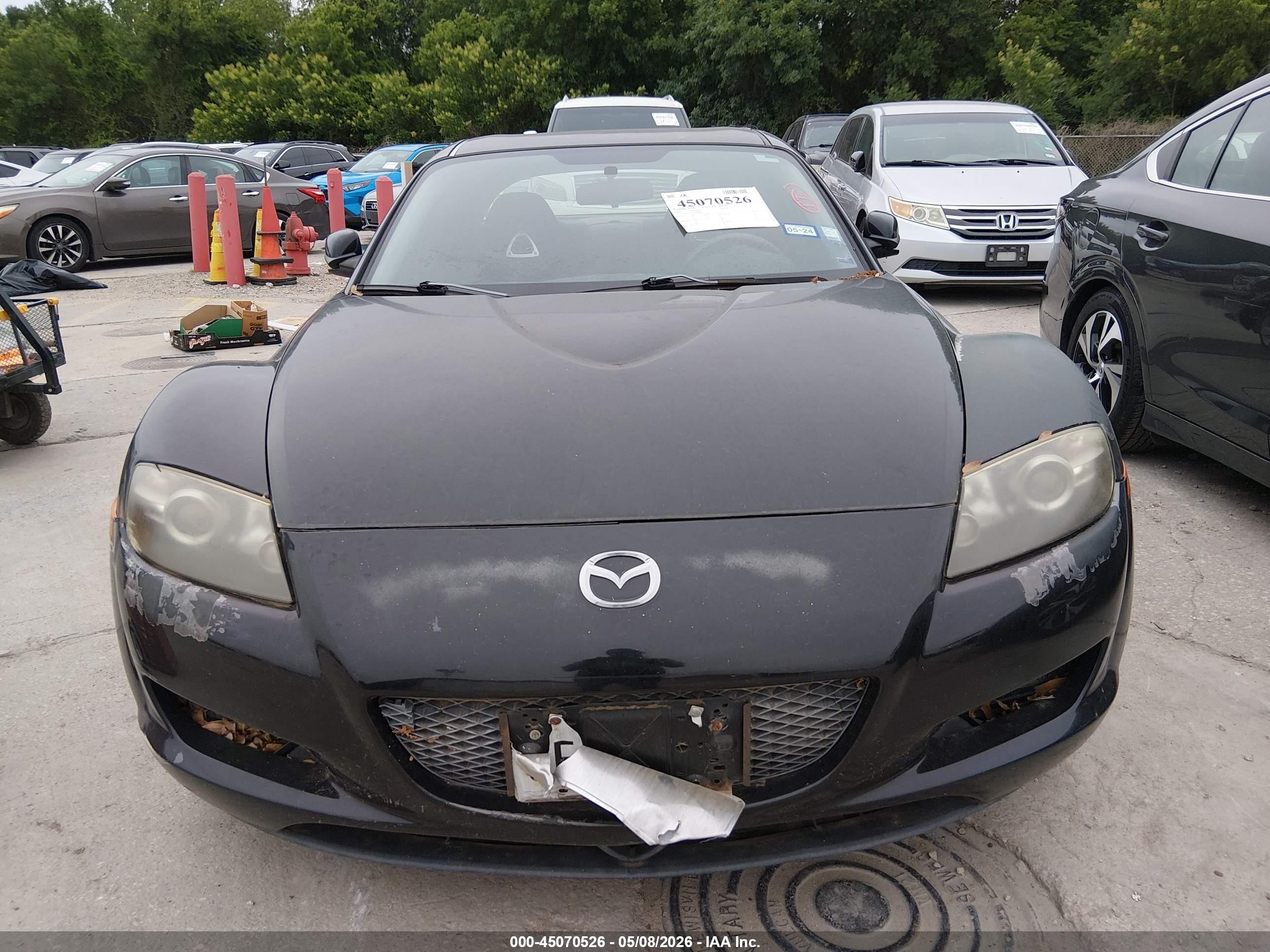 2006 Mazda Rx-8 6 Speed Manual Black vin: JM1FE173160200900