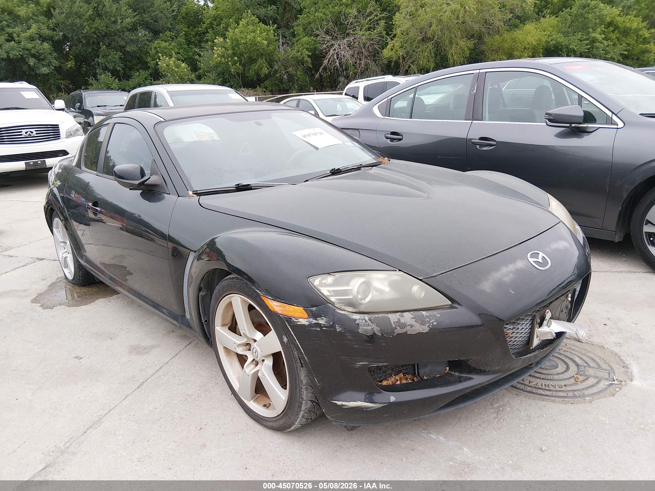 2006 Mazda Rx-8 6 Speed Manual Black vin: JM1FE173160200900