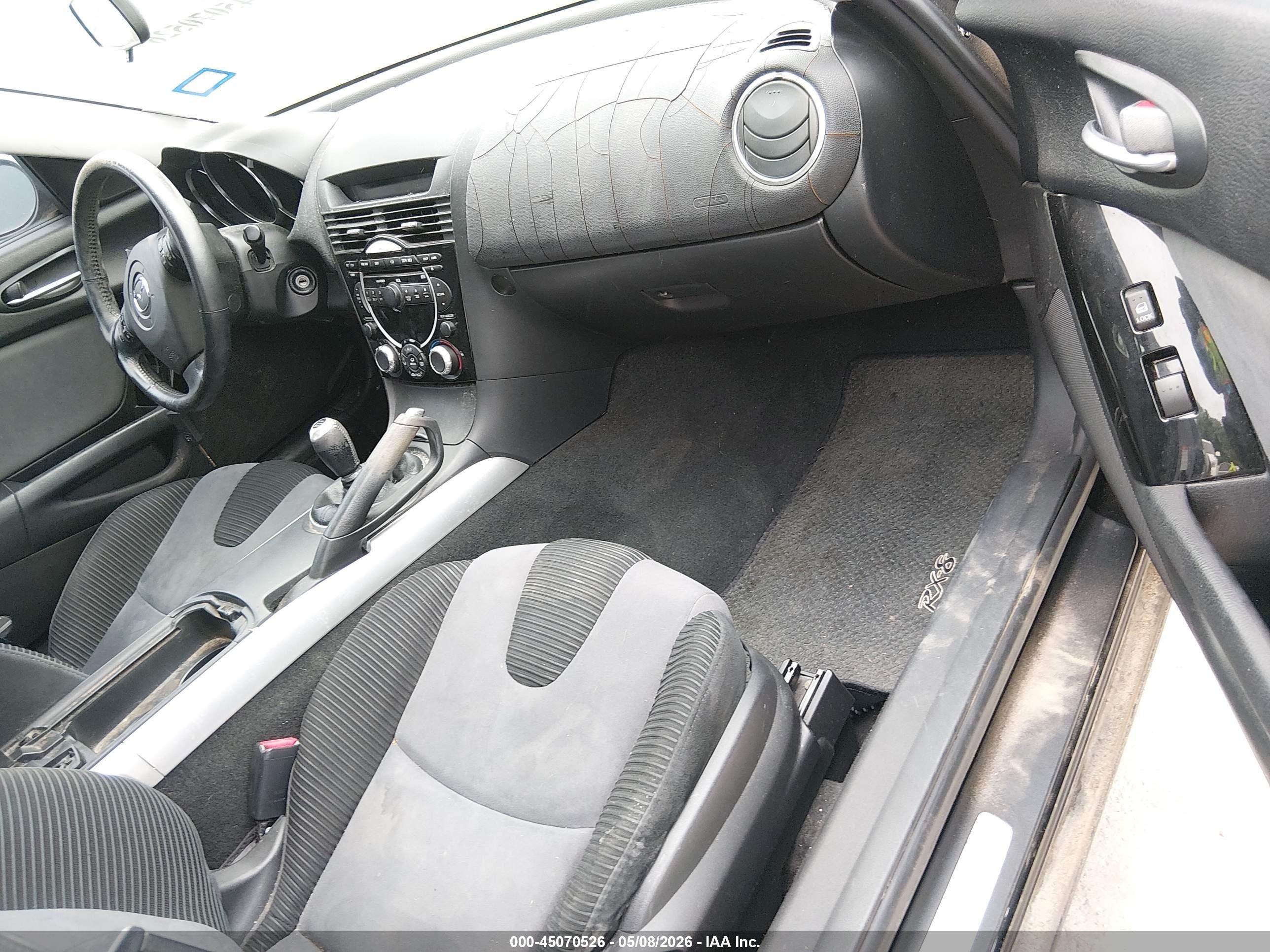 2006 Mazda Rx-8 6 Speed Manual Black vin: JM1FE173160200900