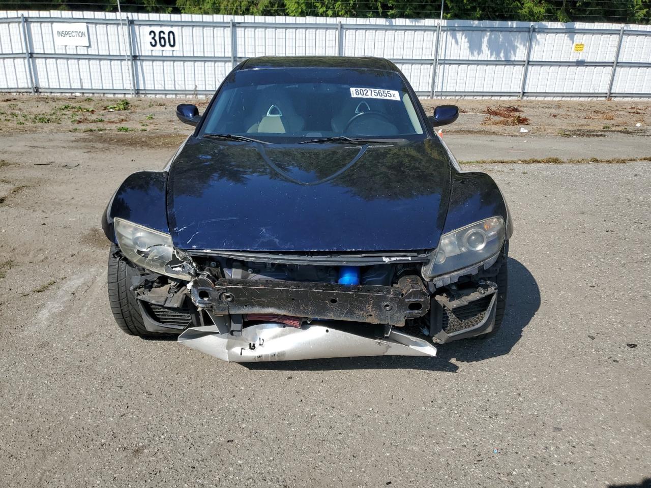 2008 Mazda Rx8 Blue vin: JM1FE173180214976
