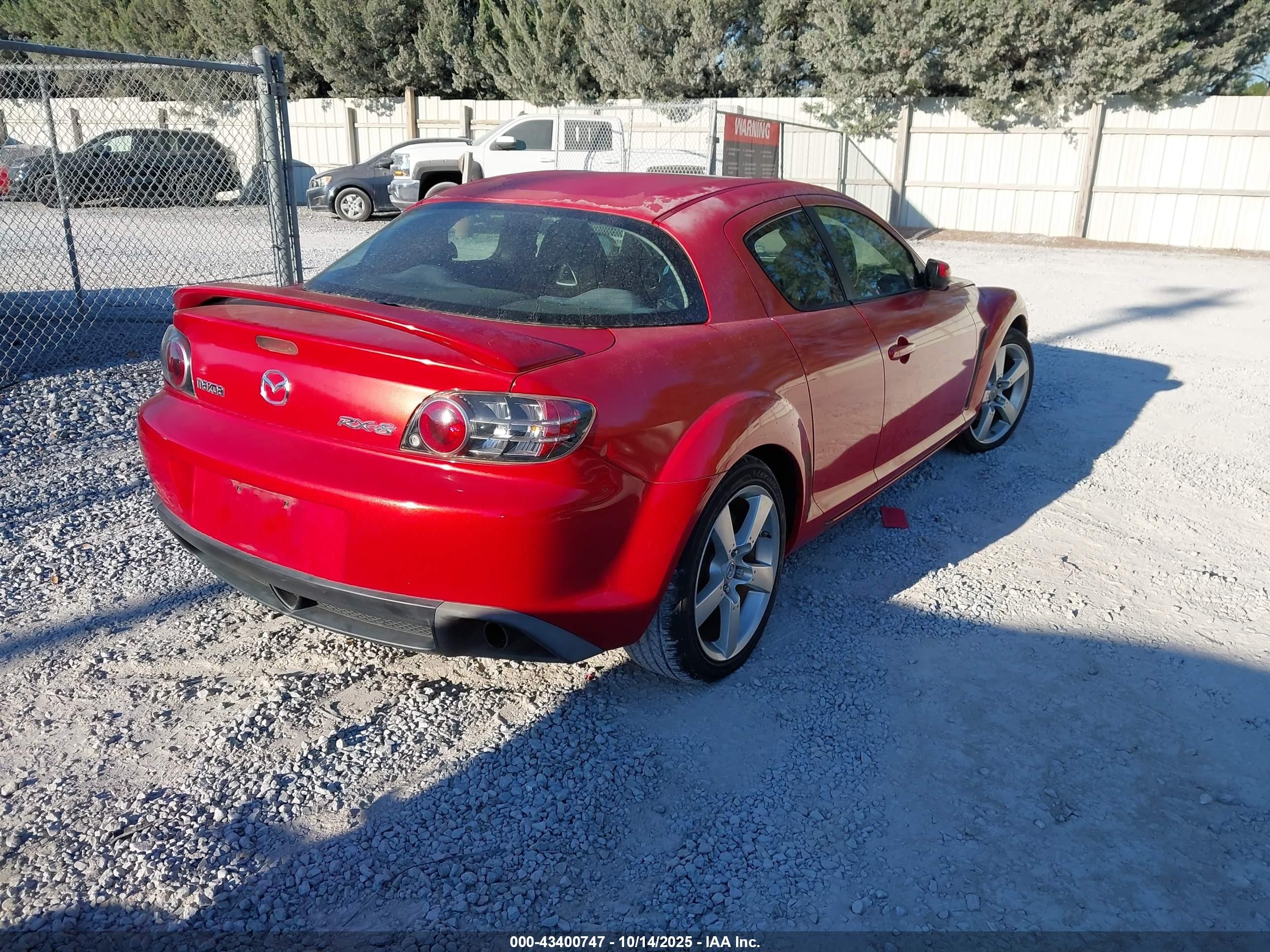 2008 Mazda Rx-8 Touring Красный vin: JM1FE173180215240