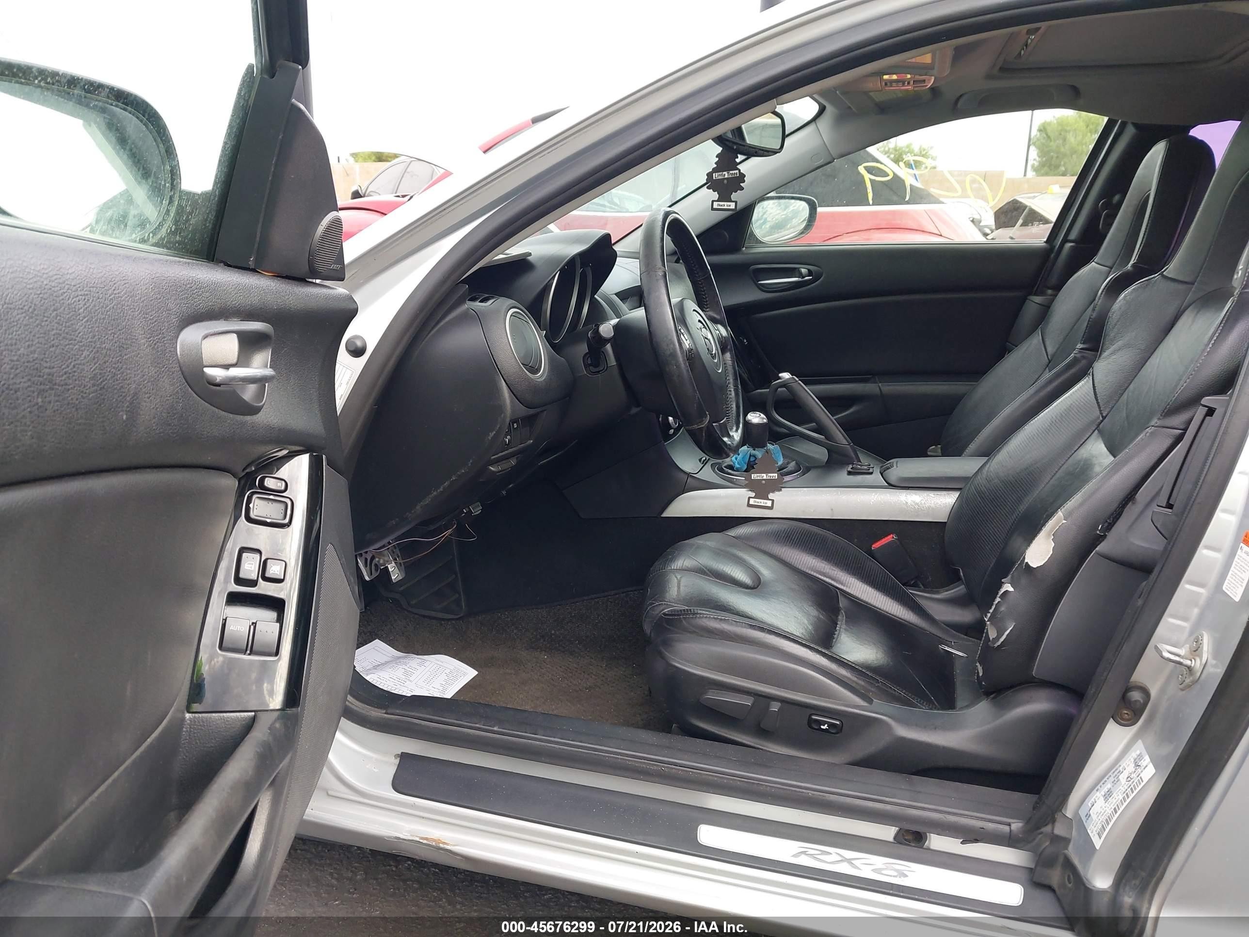 2004 Mazda Rx-8 6 Speed Manual Silver vin: JM1FE173340137814