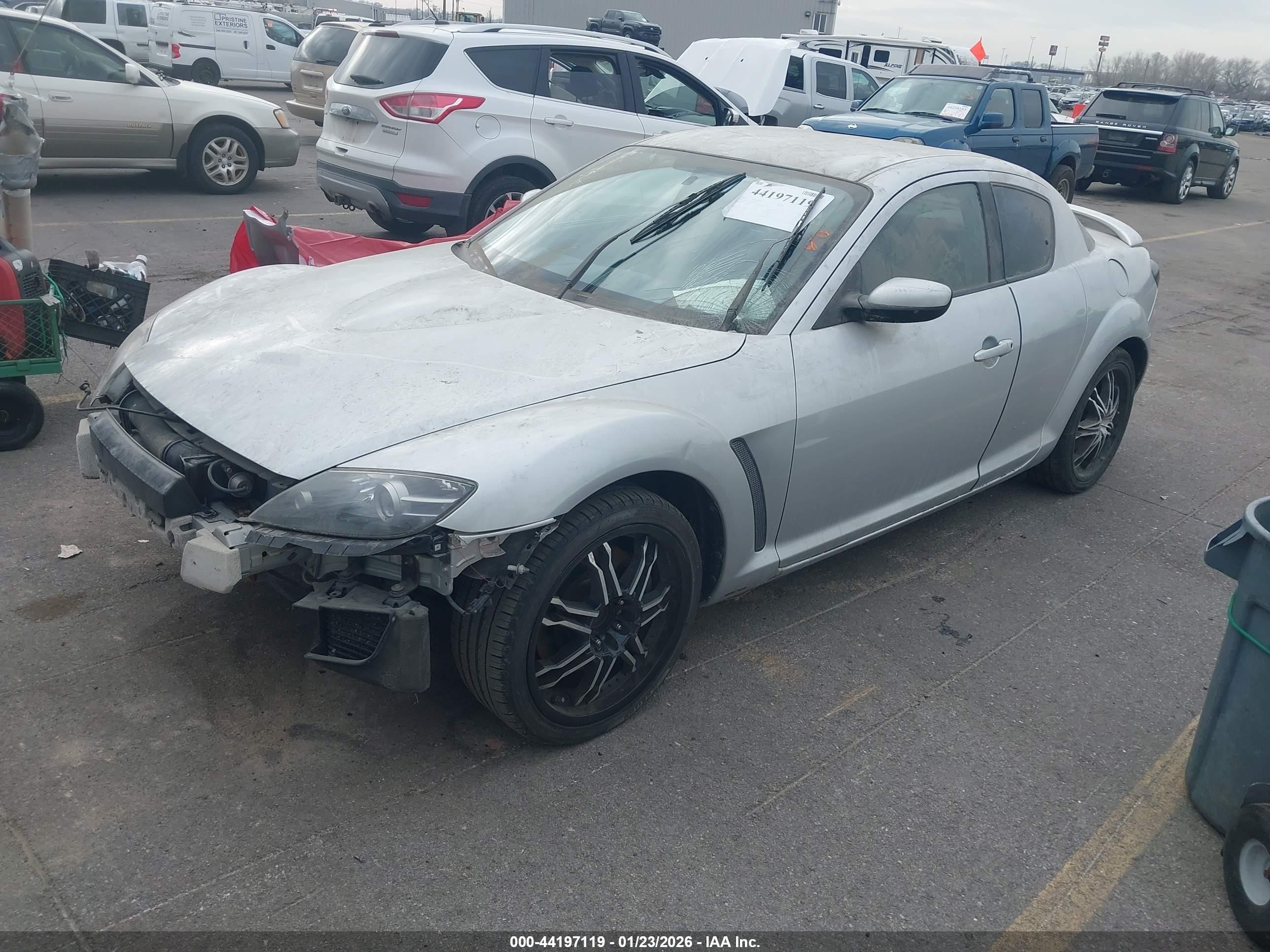 2005 Mazda Rx-8 6 Speed Manual Silver vin: JM1FE173350144814