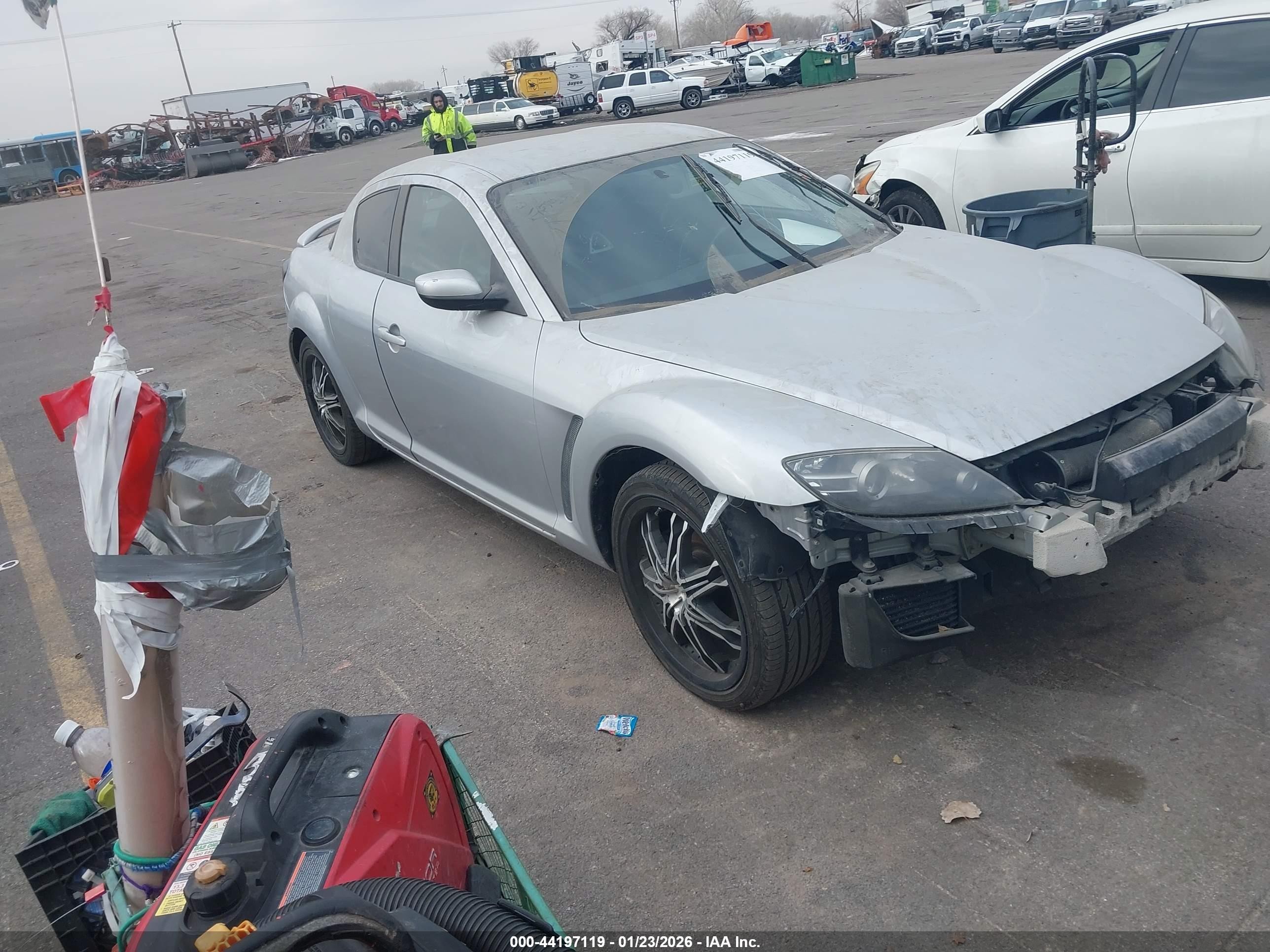 2005 Mazda Rx-8 6 Speed Manual Серебряный vin: JM1FE173350144814